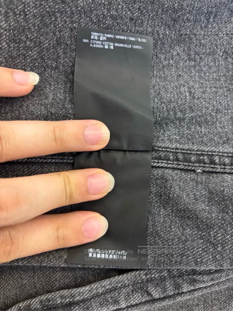 Balenciaga Balenciaga Washed Denim Jacket Grey Size XS / US 0-2 / IT 36-38 - 5 Thumbnail