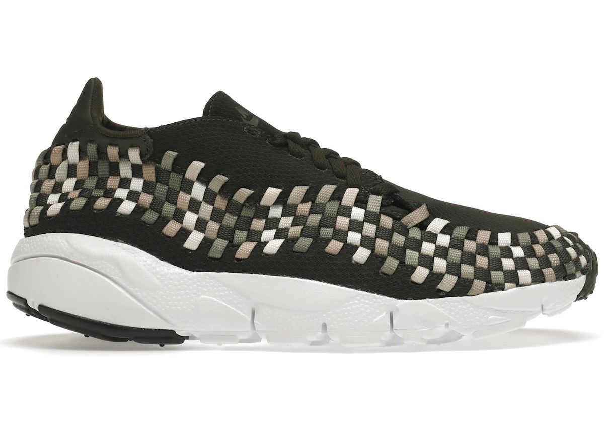 image of Nike Air Footscape Woven Nm Shoes in Sequoia Black, Men's (Size 9.5)