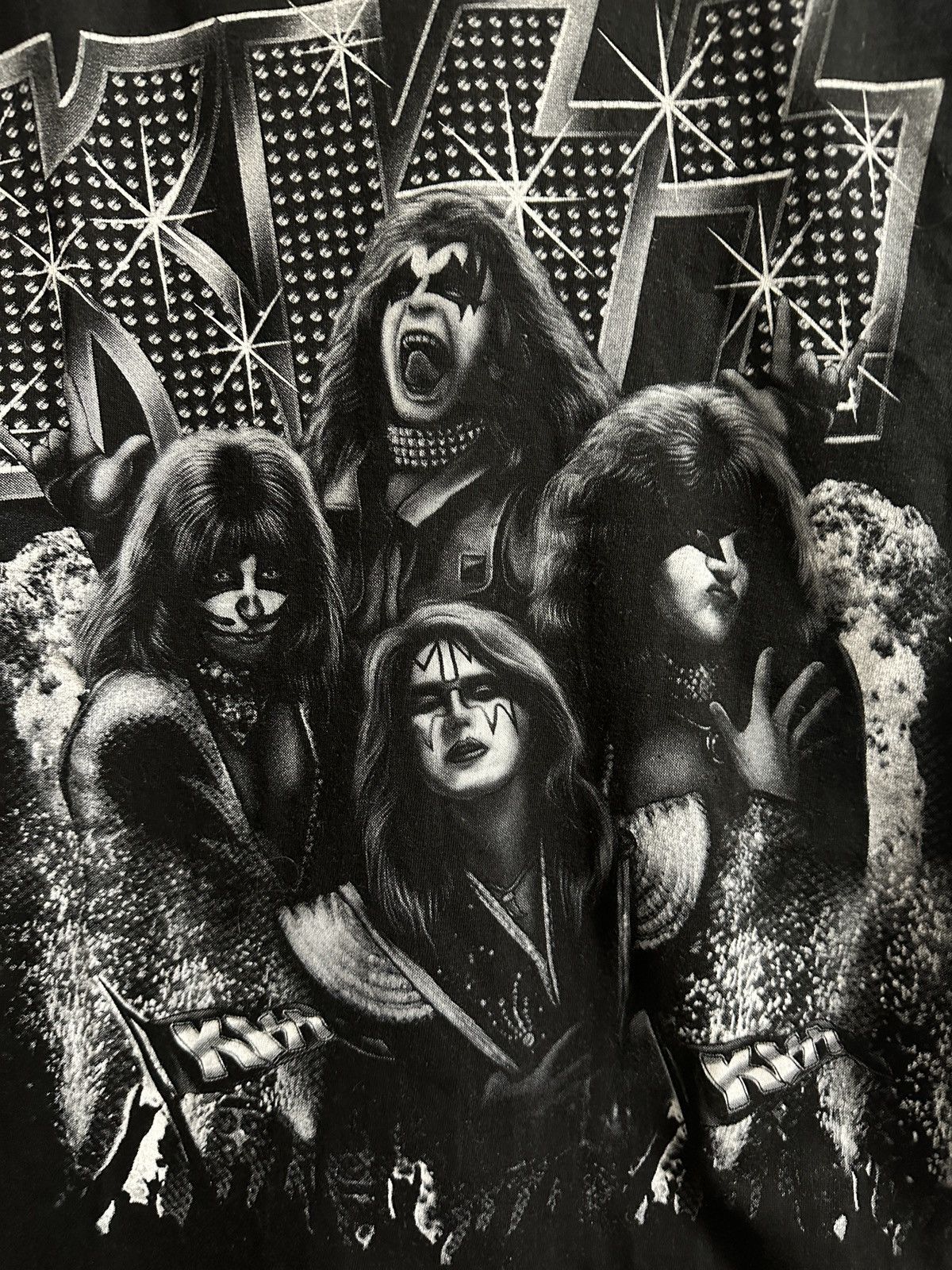Band Tees Rare Vintage T-Shirt KISS Rock Band Y2K Size US L / EU 52-54 / 3 - 6 Thumbnail