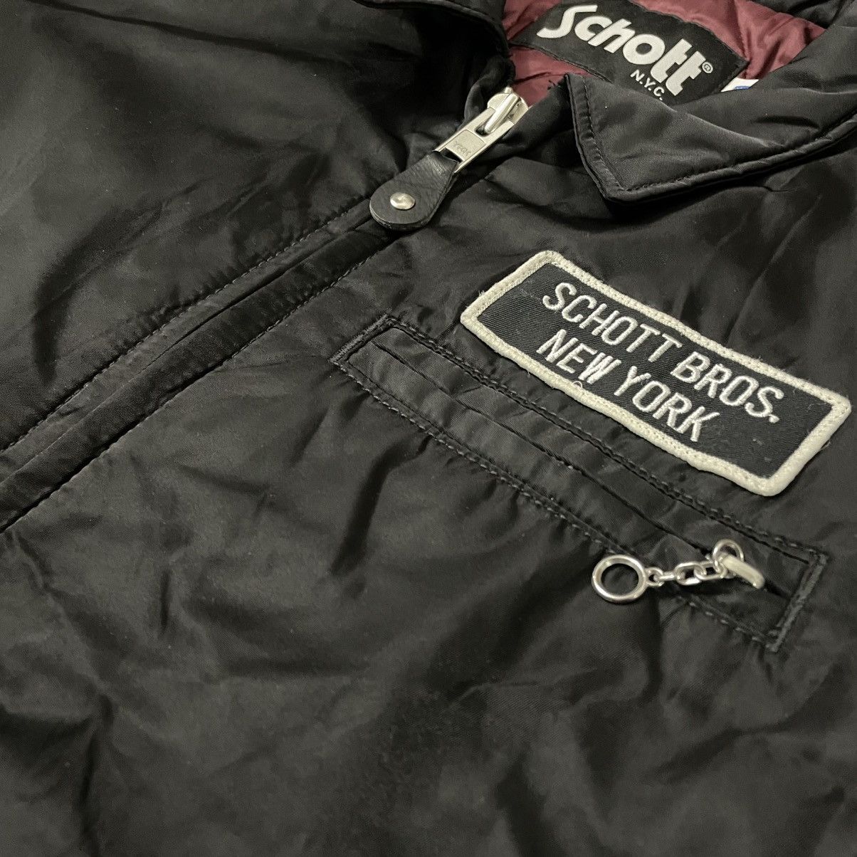 Schott Vintage Schoot Motorcycles Bikers Jacket Size US S / EU 44-46 / 1 - 5 Thumbnail