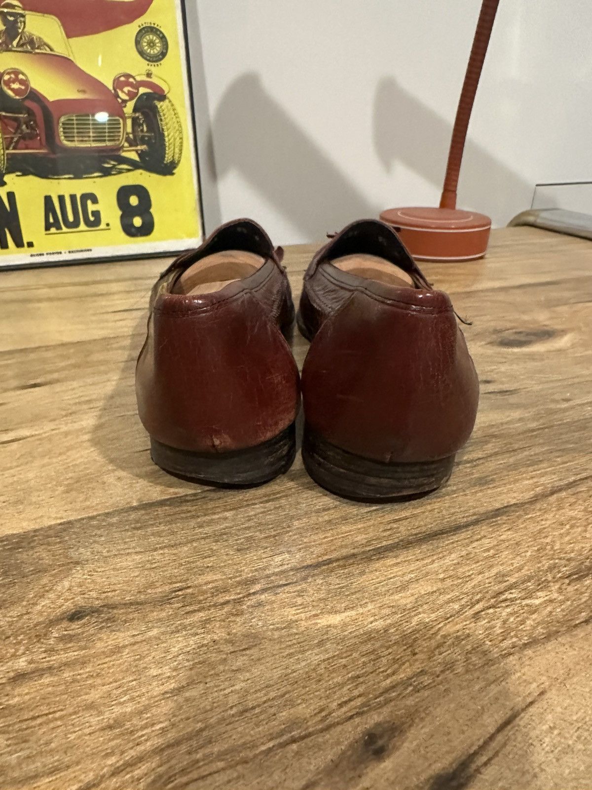 Footjoy Vintage Footjoy Italian Leather Tassel Loafers 9.5 M Size US 9.5 / EU 42-43 - 4 Thumbnail