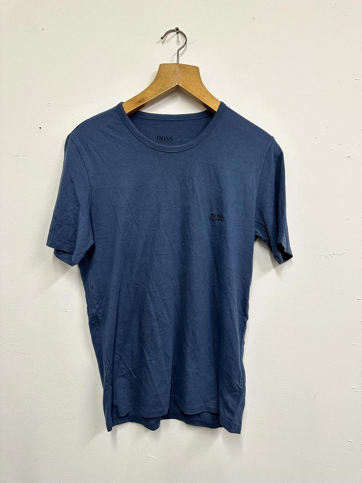 Hugo Boss Hugo Boss Blue Crew Neck T-Shirt Size M Size US M / EU 48-50 / 2 - 1 Thumbnail