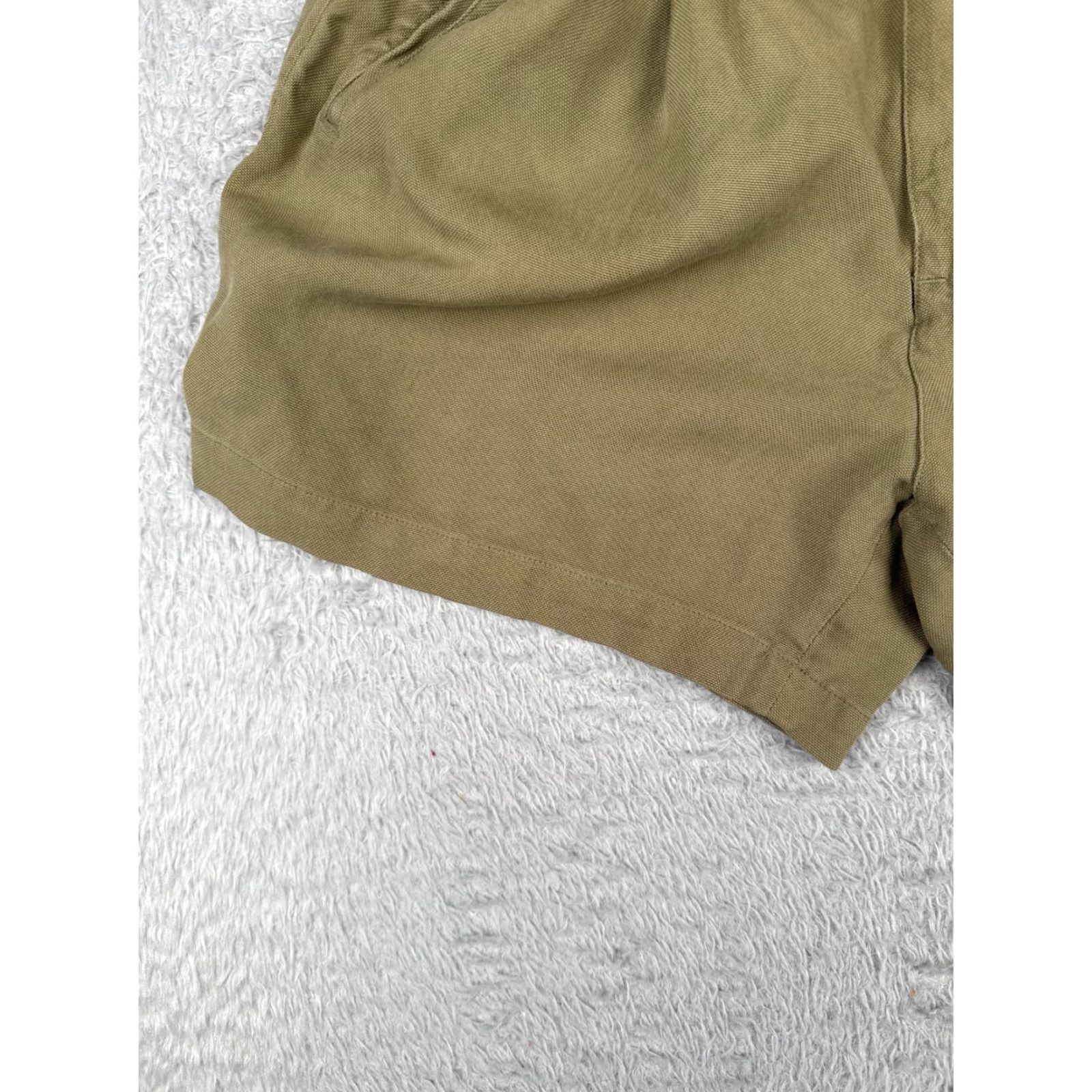 Tommy Bahama VINTAGE Tommy Bahama Shorts Women Bermuda 2 Green Silk Cotton Blend High Rise Casual Travel 24Wx4 Girls Size 26" / US 2 / IT 38 - 3 Thumbnail