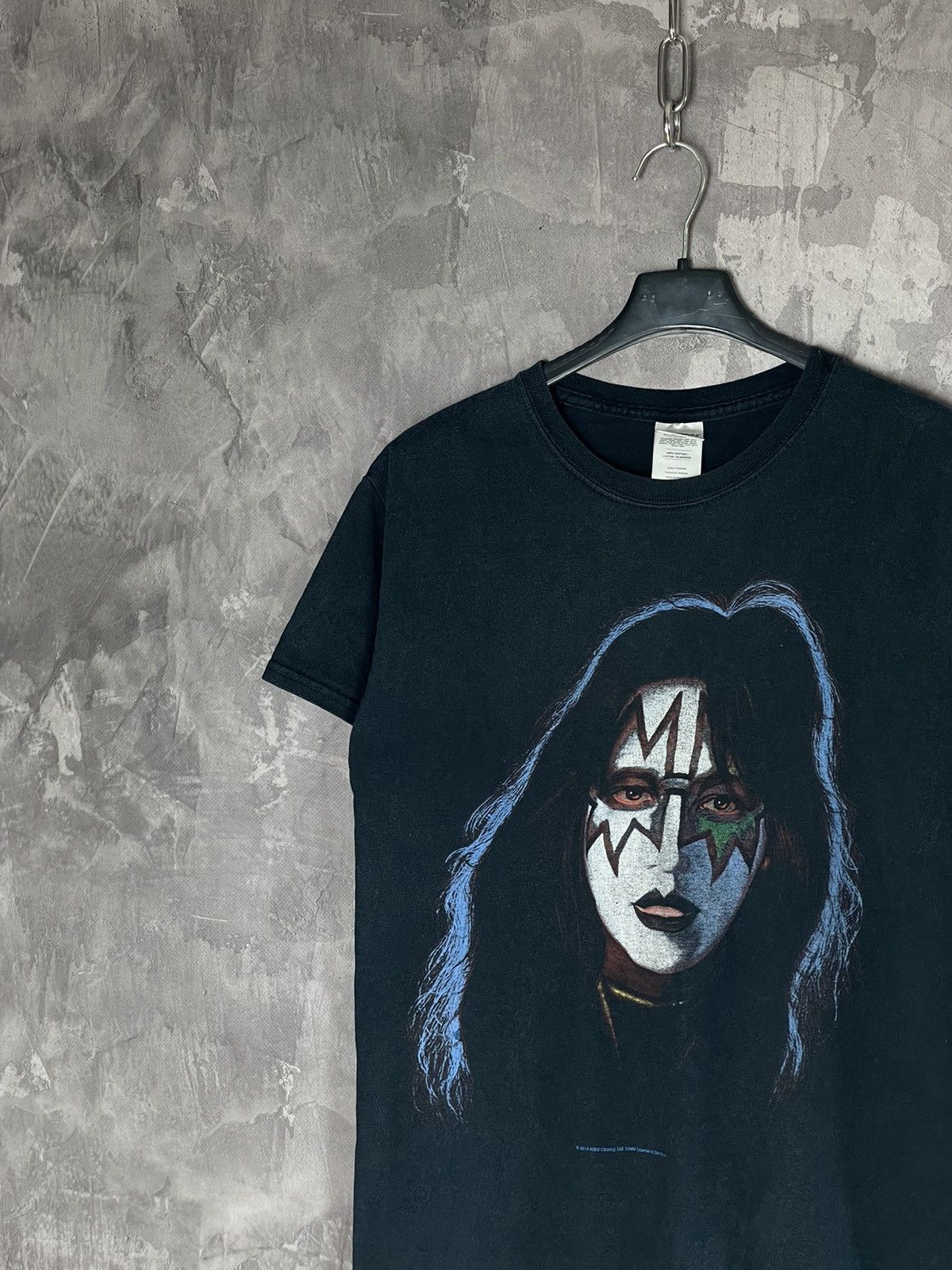 Band Tees × Vintage Vintage Kiss Gene Simmons face rock band tee 90’s Size US S / EU 44-46 / 1 - 4 Thumbnail