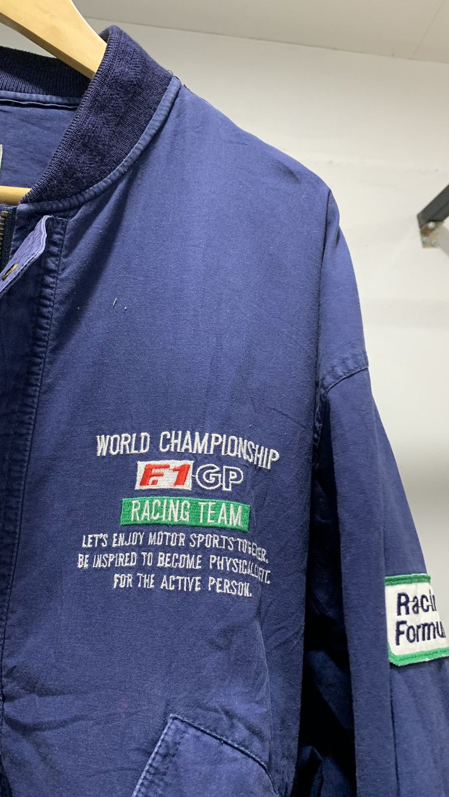 Vintage Vintage F1 World Championship Bomber Jacket Size US XL / EU 56 / 4 - 13 Thumbnail
