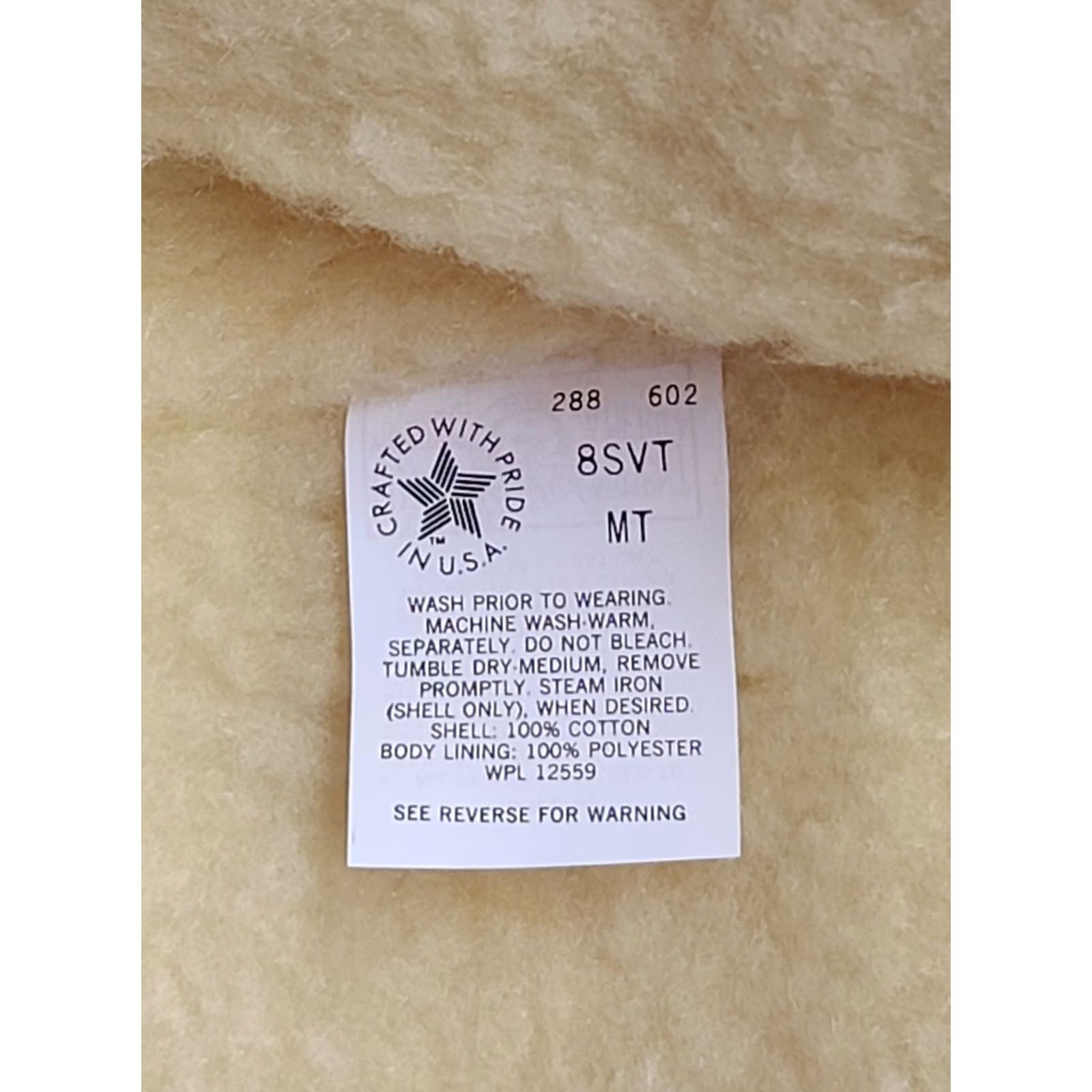 Carhartt VINTAGE Carhartt VEST Mens MT Blue 8SV Sherpa Lined USA Made 80s NWT Size US M / EU 48-50 / 2 - 6 Thumbnail