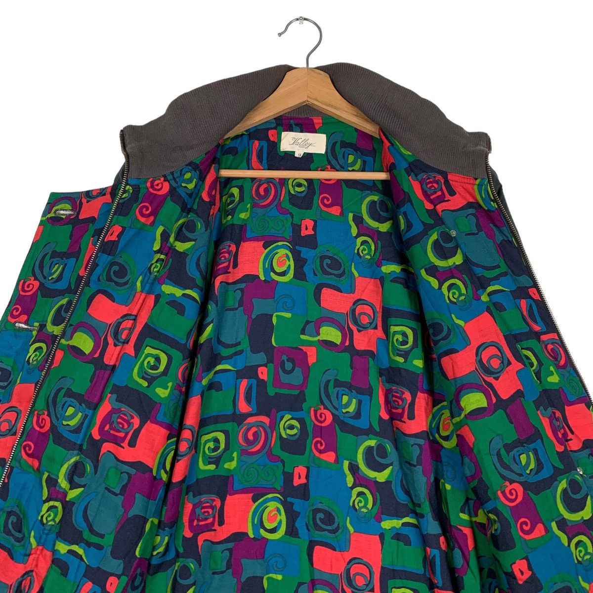 Japanese Brand VALLEY Femme Asymmetrical Duffle Coat #0865-C39 Size M / US 6-8 / IT 42-44 - 12 Thumbnail