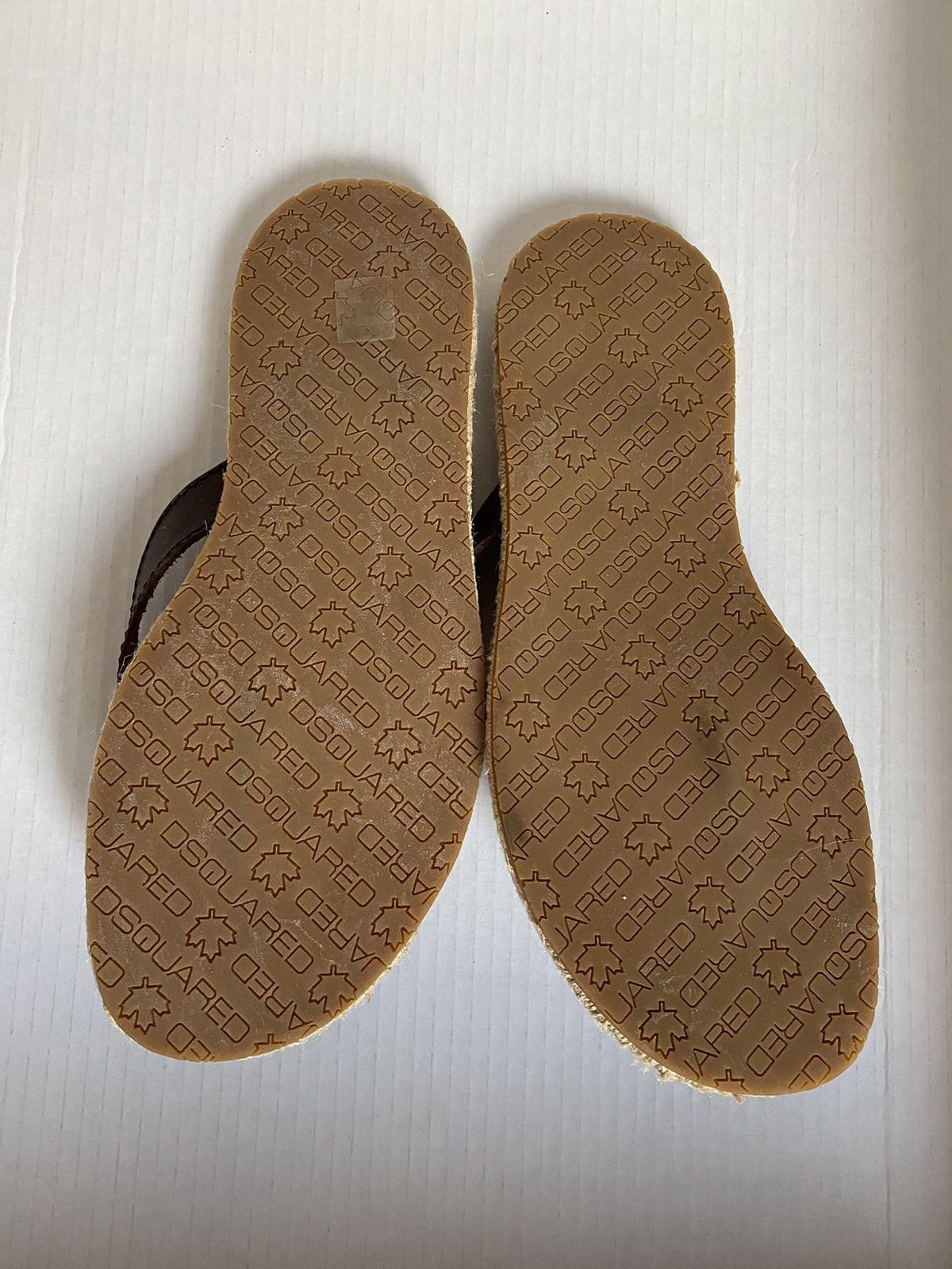 Dsquared2 Dsquared2 espadrille leather thong resort sandals 45 NEW Size US 12 / EU 45 - 5 Thumbnail