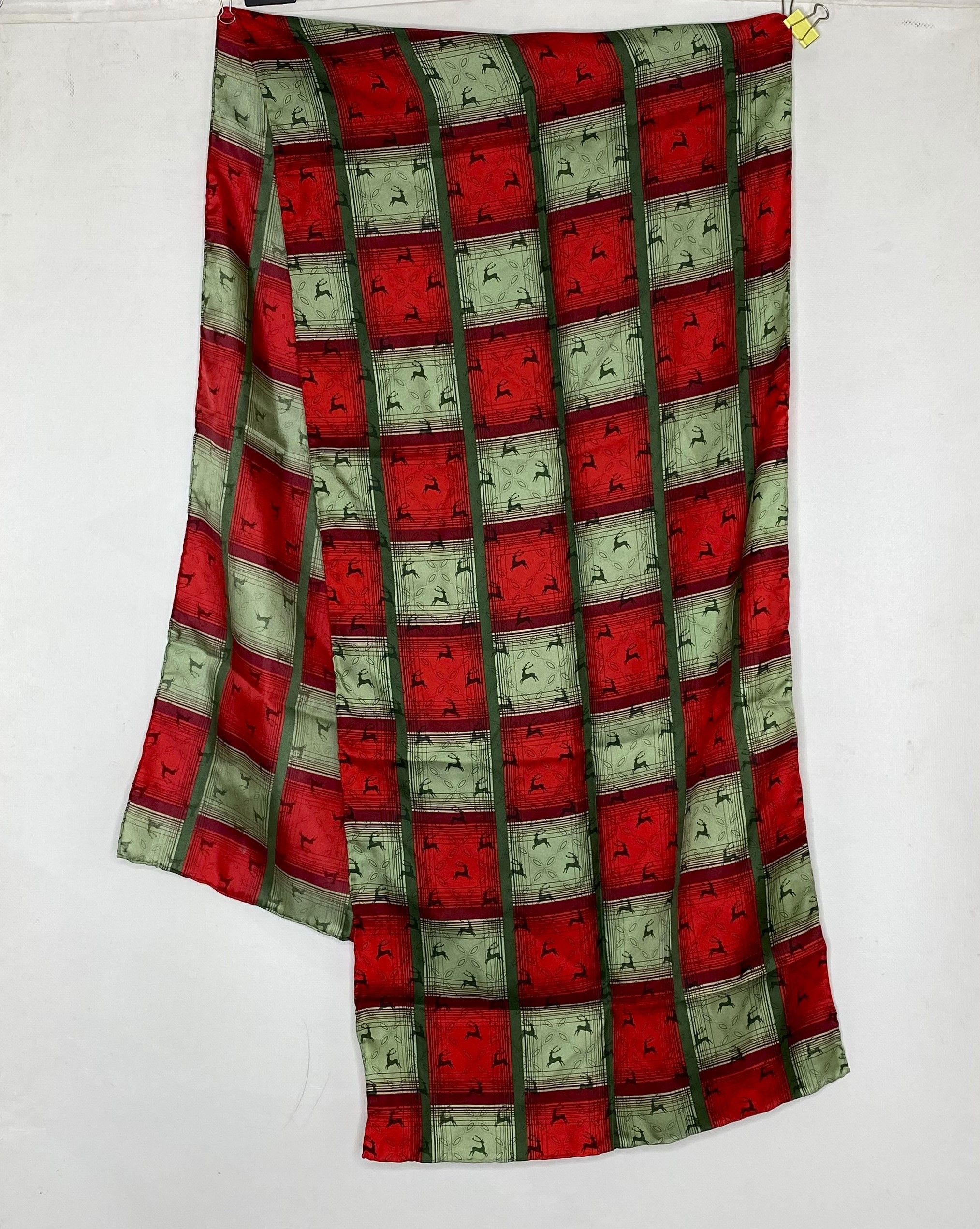 Vintage STRIESSNIG WIEN SILK SCARF POCKET SQUARE DEER PRINT Size ONE SIZE - 1 Thumbnail