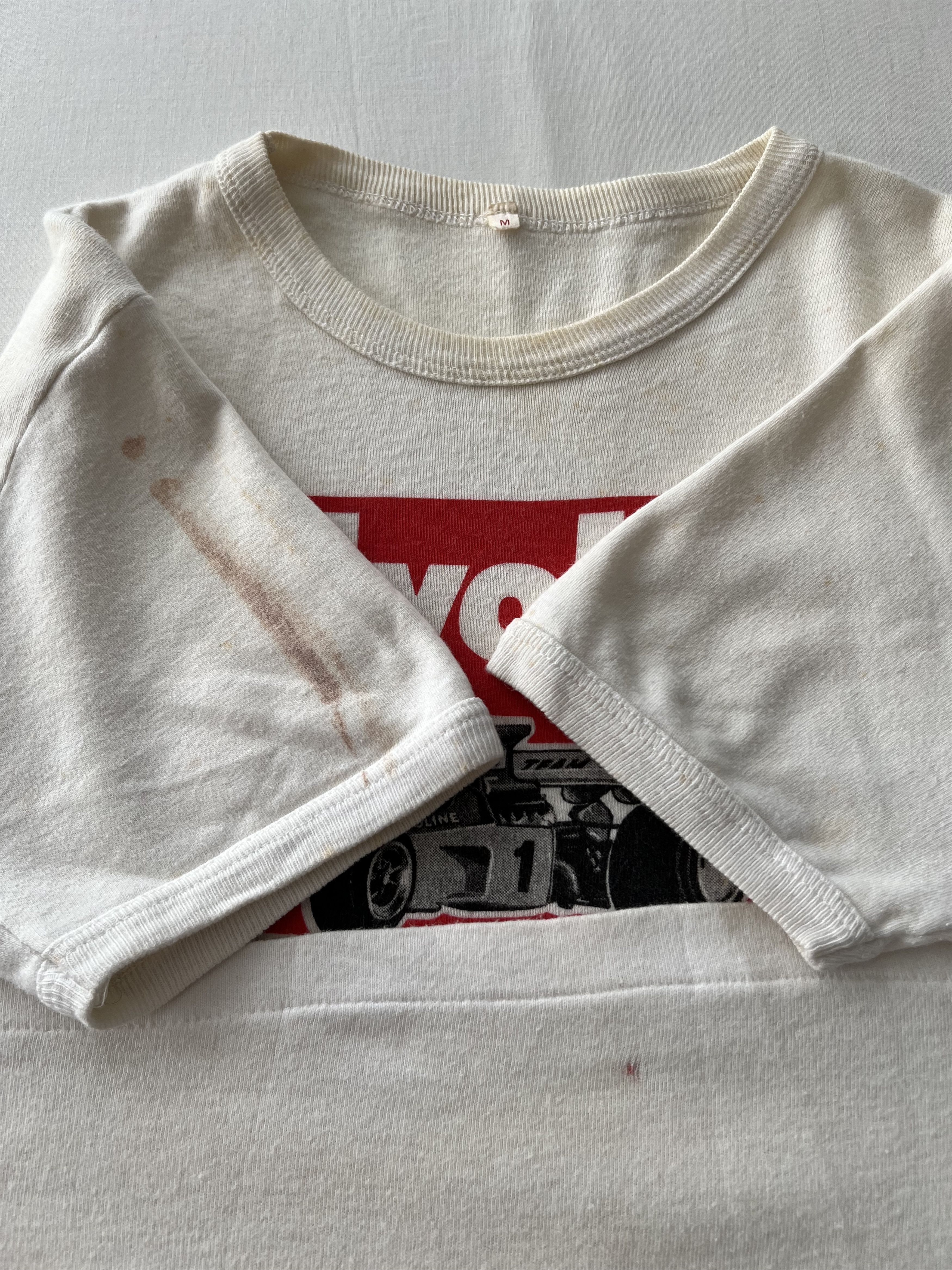 Formula 1 Vintage 70s Team Lotus Valvoline Formula 1 F1 Ringer T-shirt Size US M / EU 48-50 / 2 - 6 Thumbnail