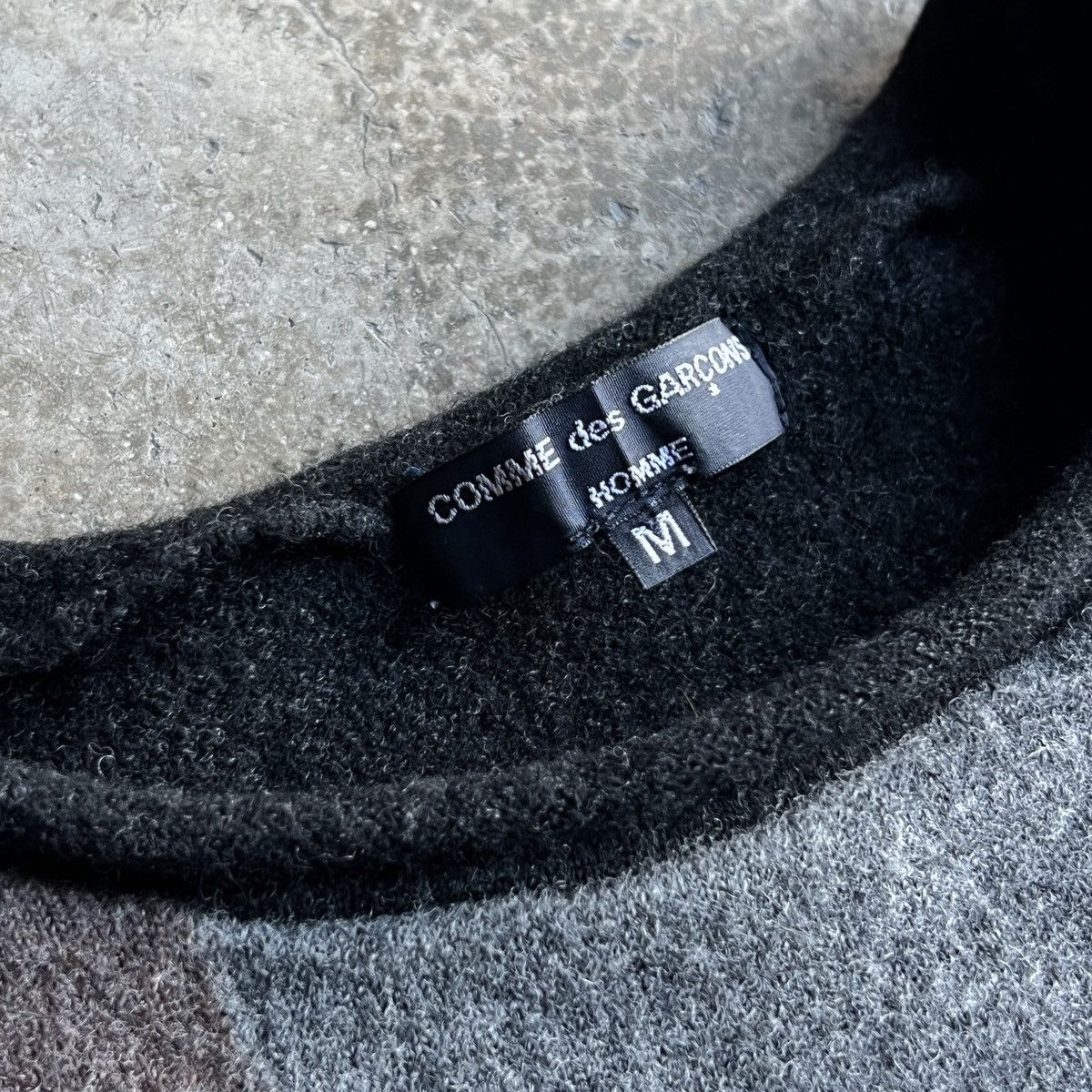 Comme des Garcons Homme COMME DES GARÇONS HOMME WOOL SWEATER MADE IN JAPAN Size US M / EU 48-50 / 2 - 2 Thumbnail