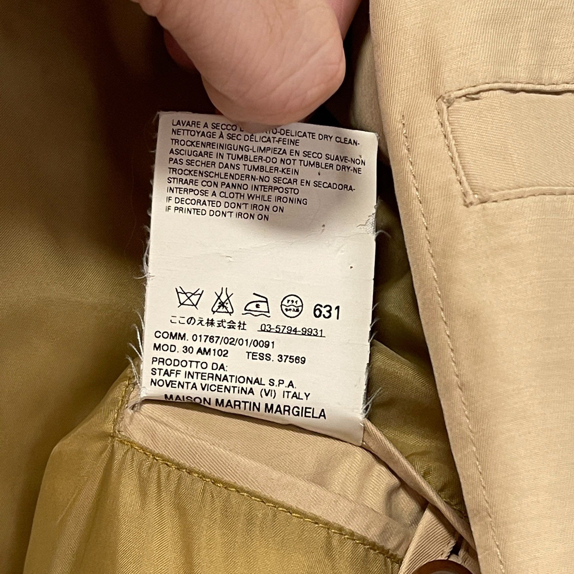 Maison Margiela Maison Margiela My jacket 2501-Nextarrow Size US S / EU 44-46 / 1 - 6 Thumbnail