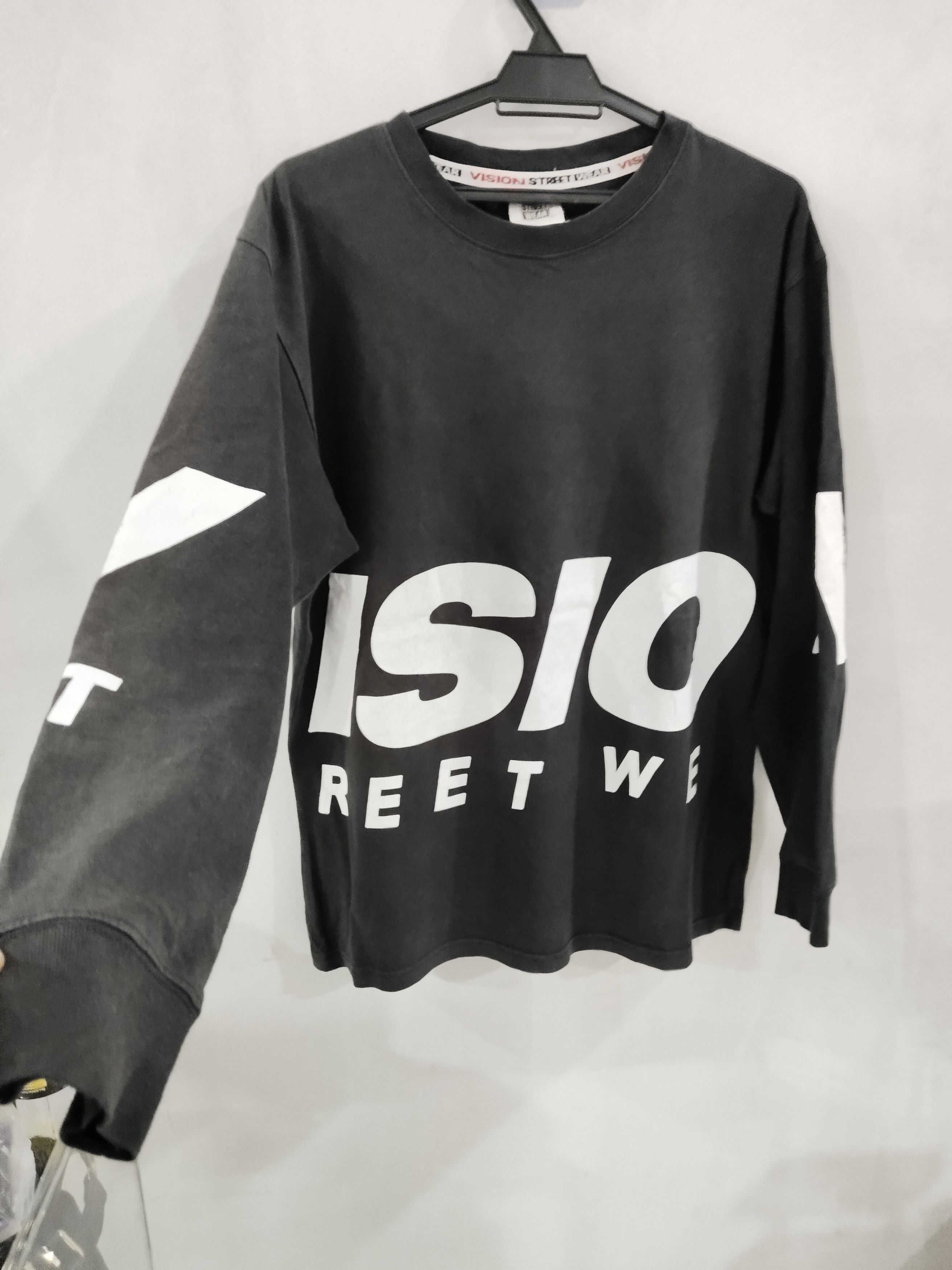 Vintage × Vision Streetwear Vision Streetwear Big Logo Long Sleeve Tshirt Size US L / EU 52-54 / 3 - 2 Thumbnail