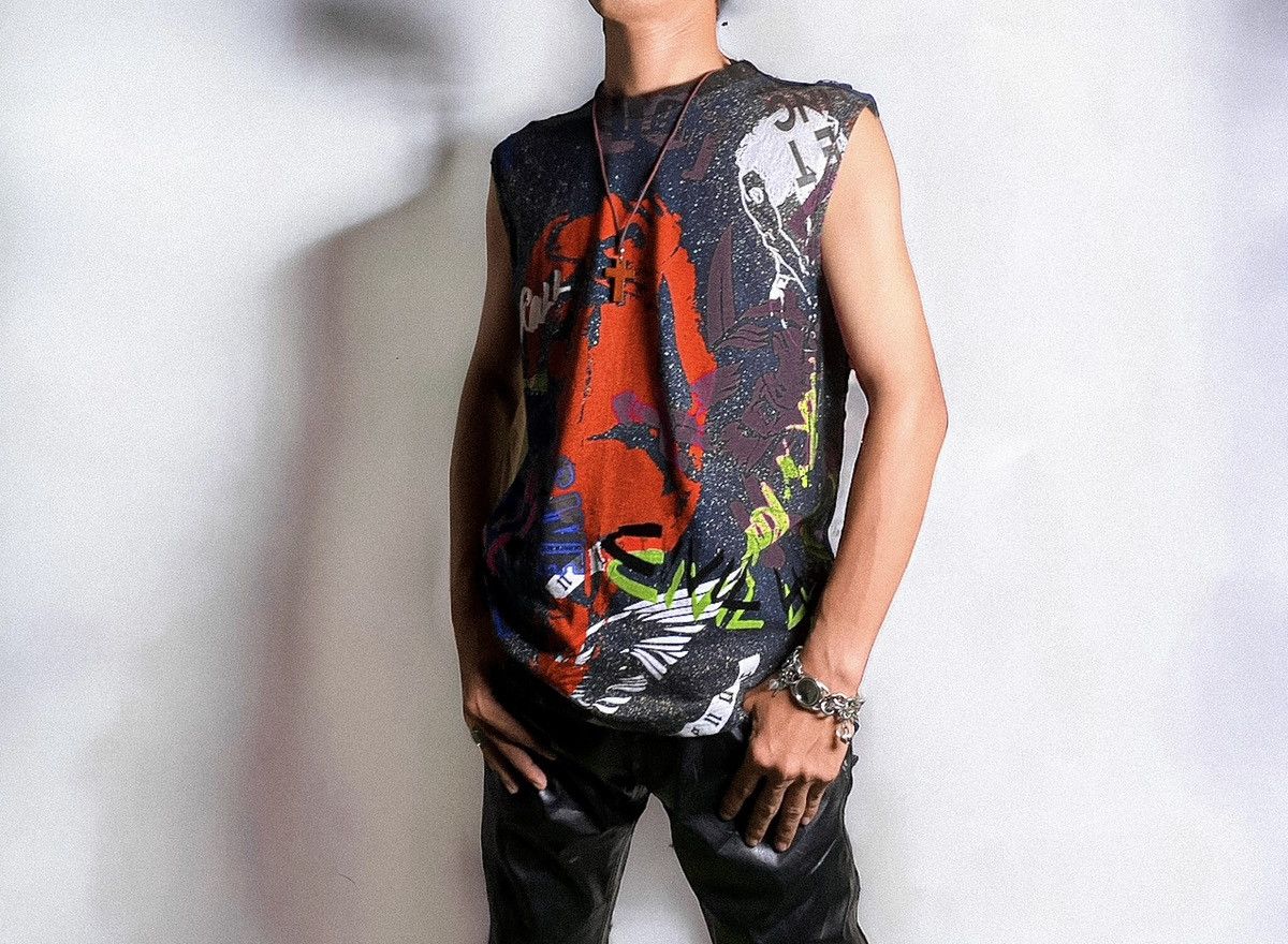 Versace × Versus Versace GRAIL 🔥🔥🔥 Versus VERSACE Civil War Satan TANK TOP SHIRT Size US S / EU 44-46 / 1 - 2 Thumbnail