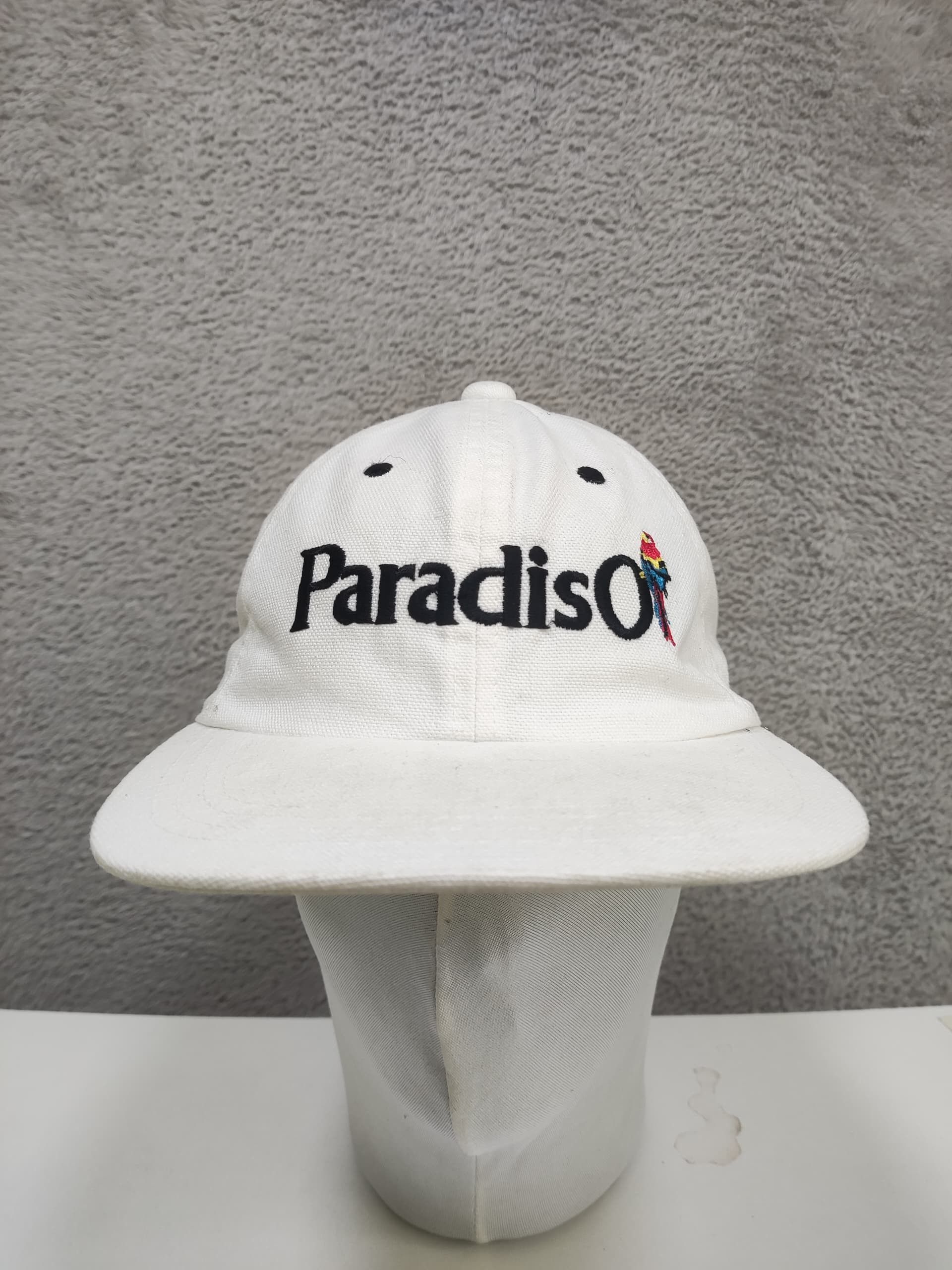 Vintage Paradiso Parrot Embroidered Cap Bridgestone Japan Style Size ONE SIZE - 1 Thumbnail