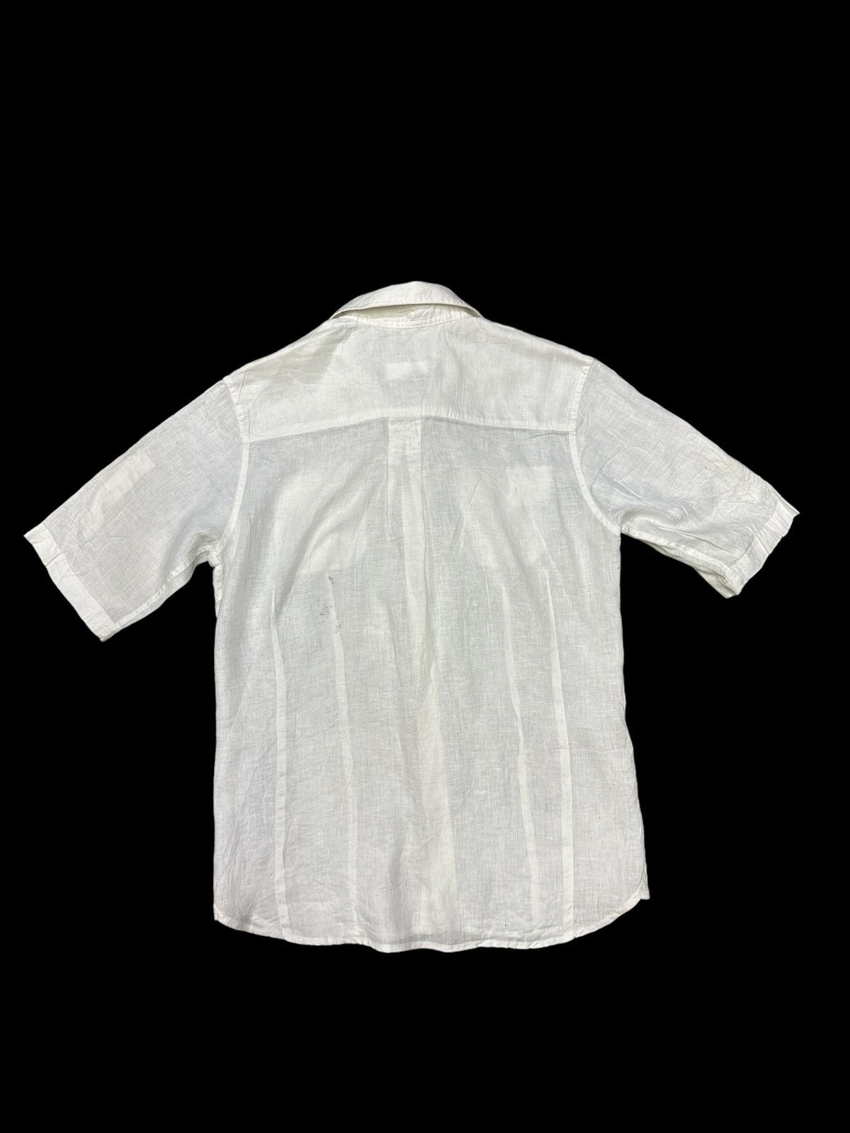 Katharine Hamnett London × Vintage VINTAGE KATHARINE HAMNETT LINEN SHIRT Size US M / EU 48-50 / 2 - 2 Thumbnail