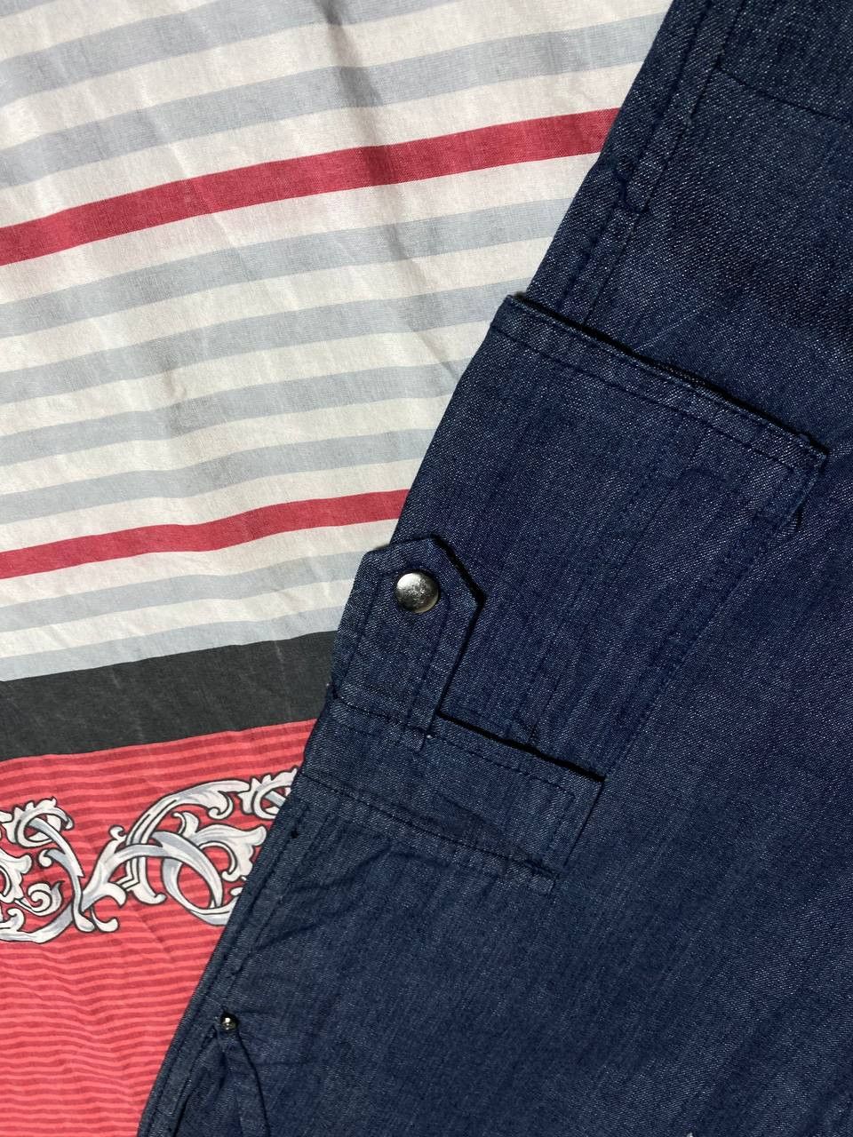 Japanese Brand Crazy Crash Dirty Baggy Faded Jean Japan Avant Garde Style Size US 29 - 20 Thumbnail