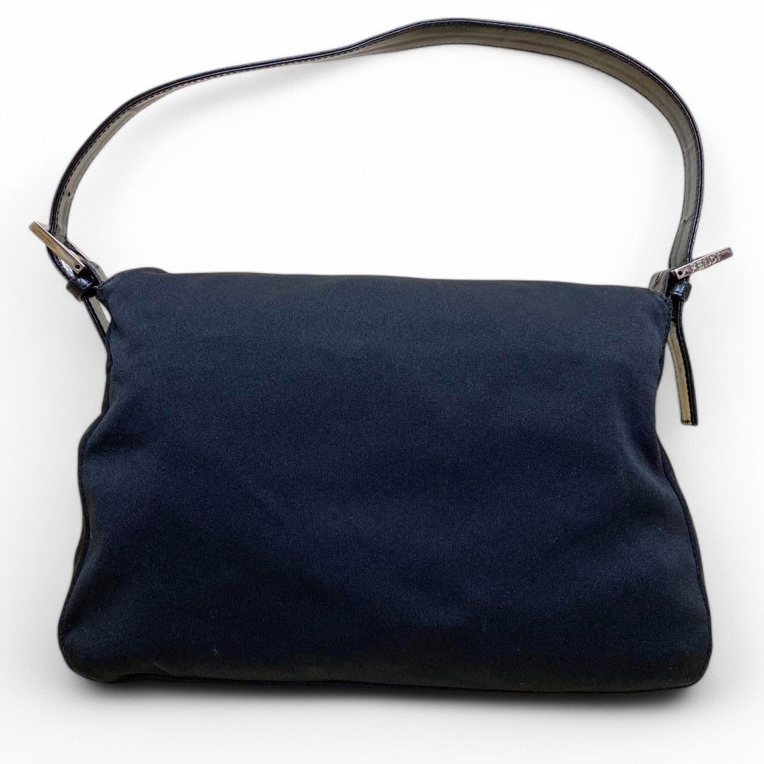 Fendi Fendi - Mamma Baguette Shoulder Bag FF Handbag Vintage Black Size ONE SIZE - 2 Thumbnail