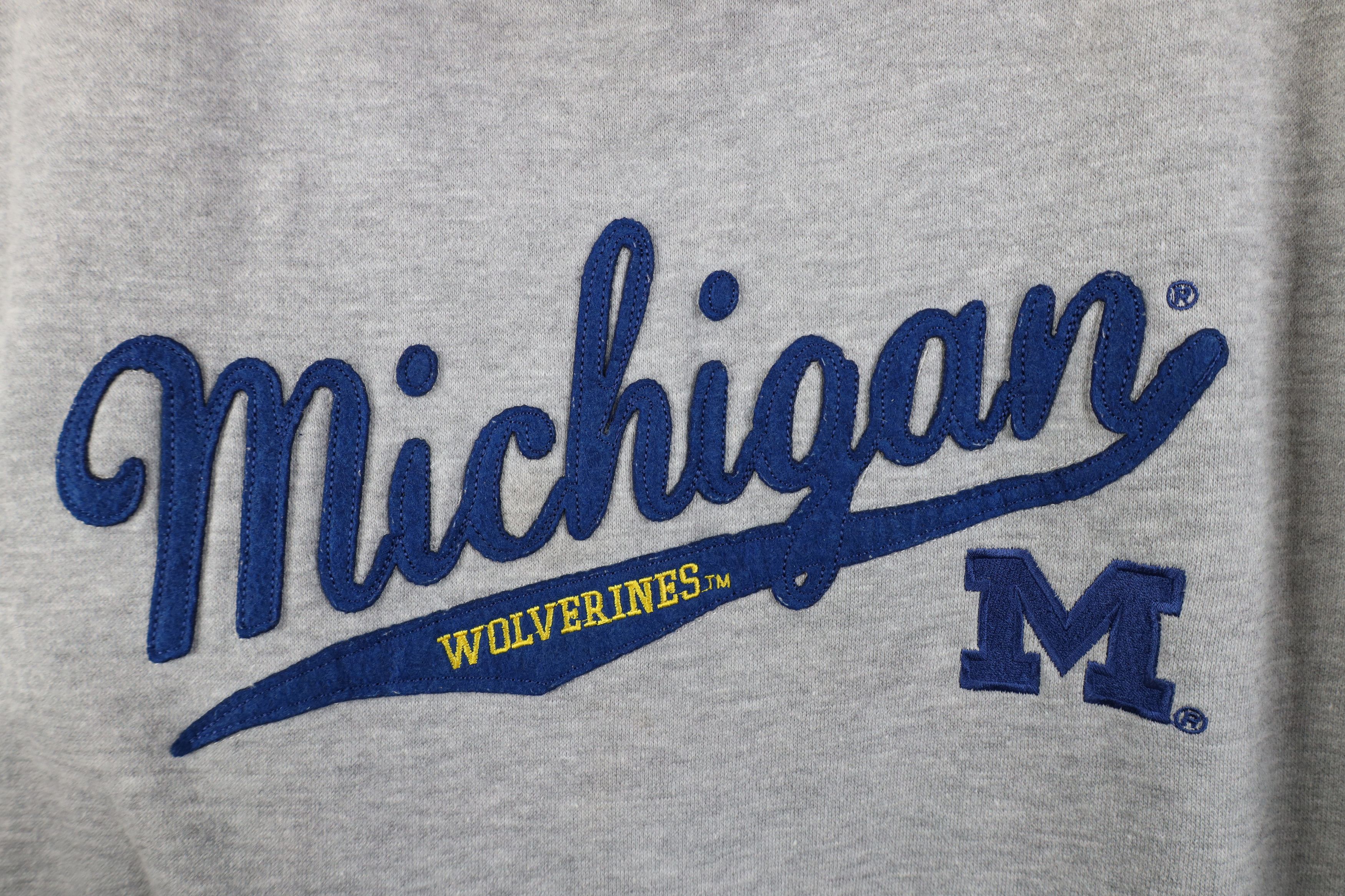 Vintage Vintage 90s Y2K University of Michigan Hoodie Sweatshirt Size US XXL / EU 58 / 5 - 4 Thumbnail