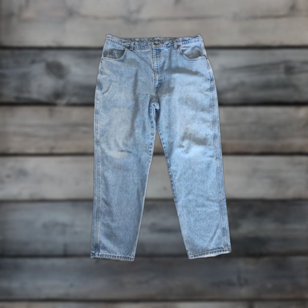 Vintage Vtg Coleman Outdoors Made In USA Men's Blue Jeans 40X30 Distressed VHTF Rare Size US 40 / EU 56 - 1 Thumbnail