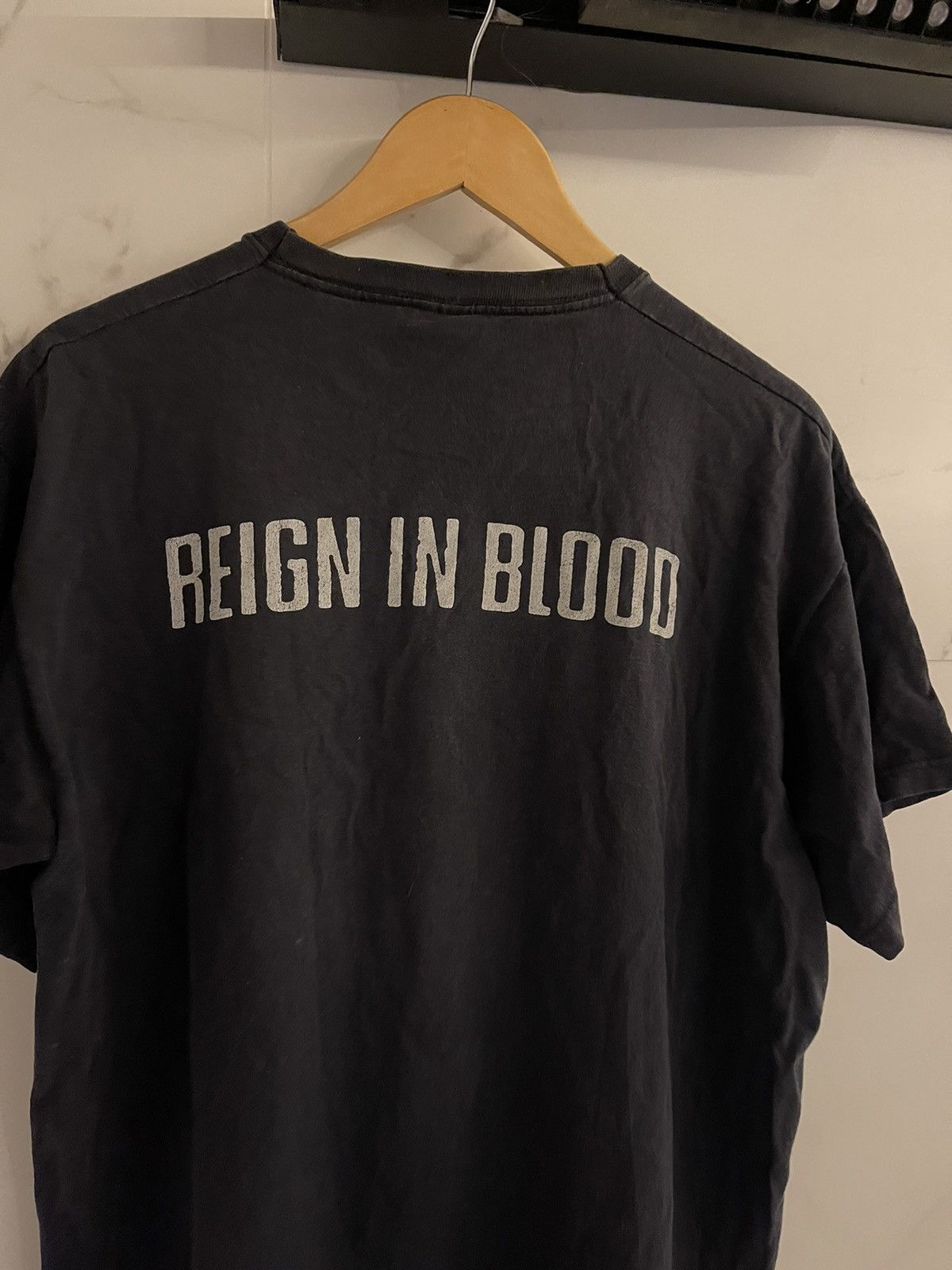 Band Tees × Slayer × Vintage Vintage Slayer Reign in Blood black tee Size US L / EU 52-54 / 3 - 9 Thumbnail