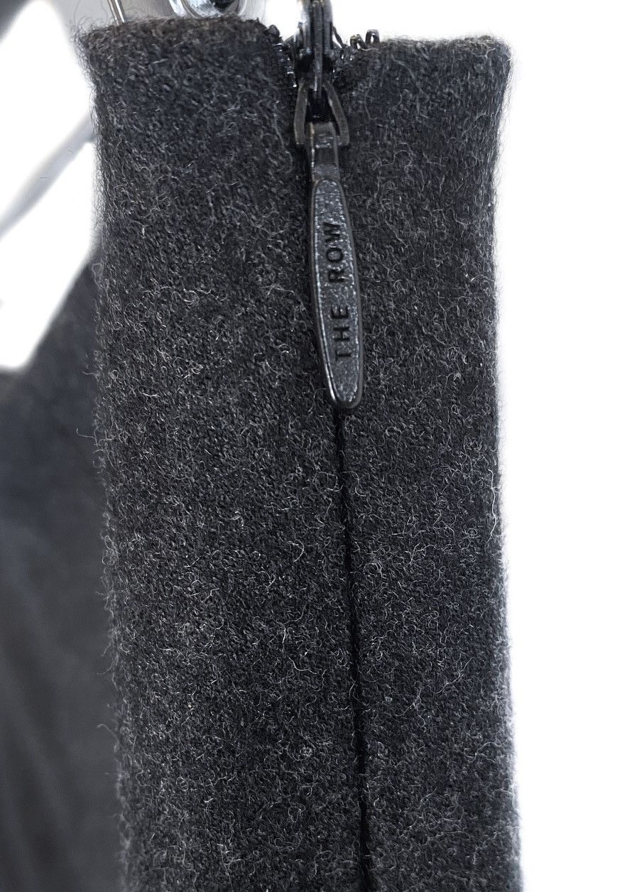 The Row The Row Charcoal Virgin Wool Cropped Pants Size 26" / US 2 / IT 38 - 4 Thumbnail