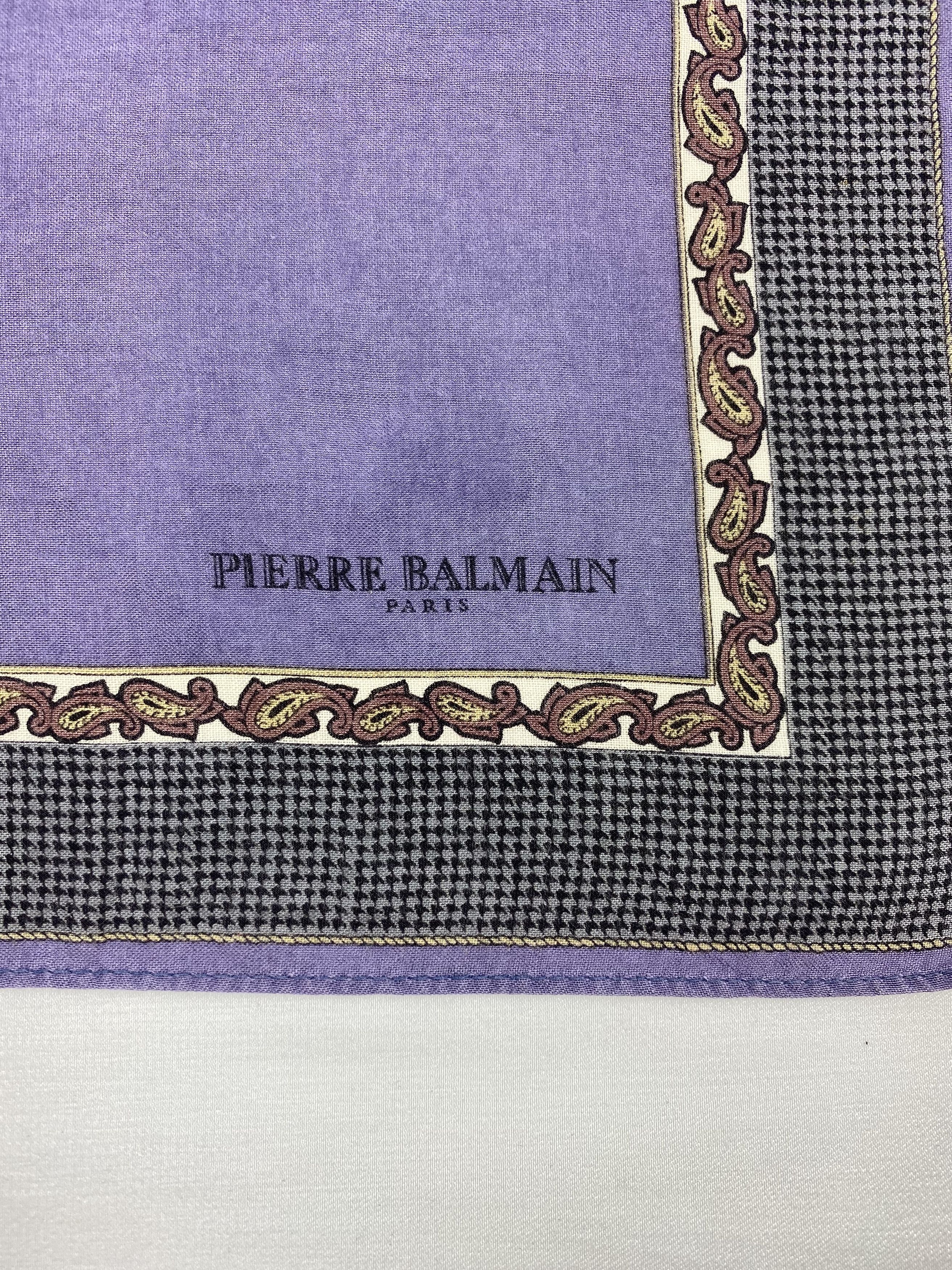 Pierre Balmain × Vintage Pierre Balmain Handkerchief / Bandana / Neckerchief Size ONE SIZE - 5 Thumbnail