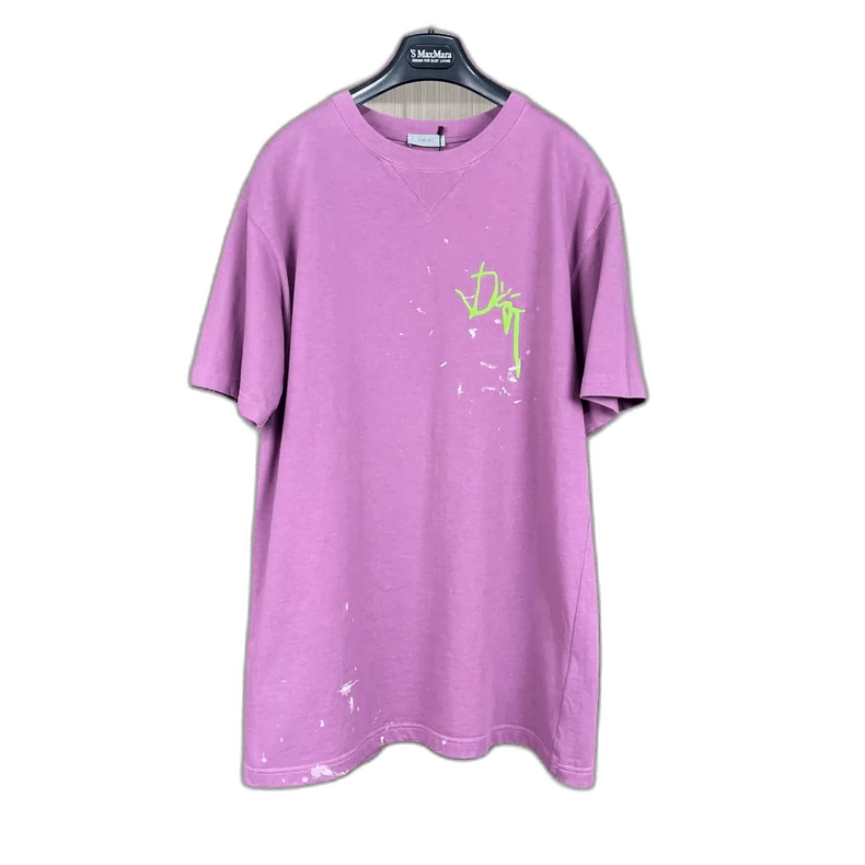 Dior Dior x Travis Scott Embroidered Short Sleeve TShirt-2506 Size US S / EU 44-46 / 1 - 1 Thumbnail