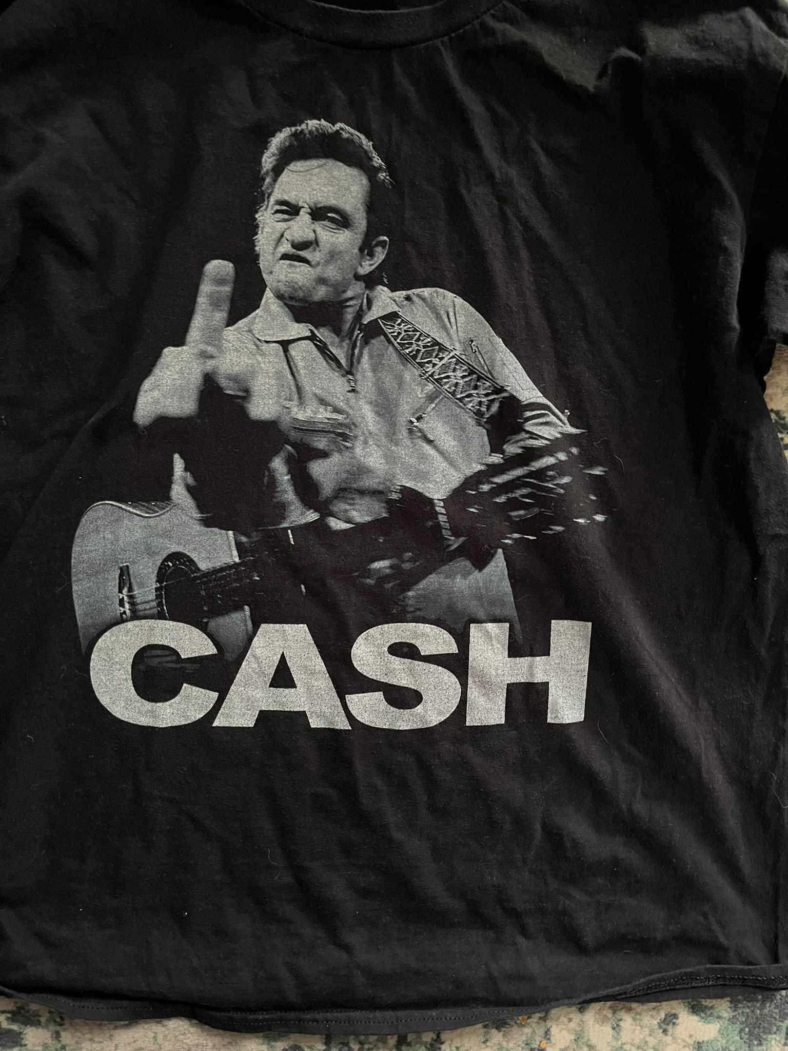 Vintage Vintage Johnny Cash Shirt Size US XL / EU 56 / 4 - 2 Thumbnail