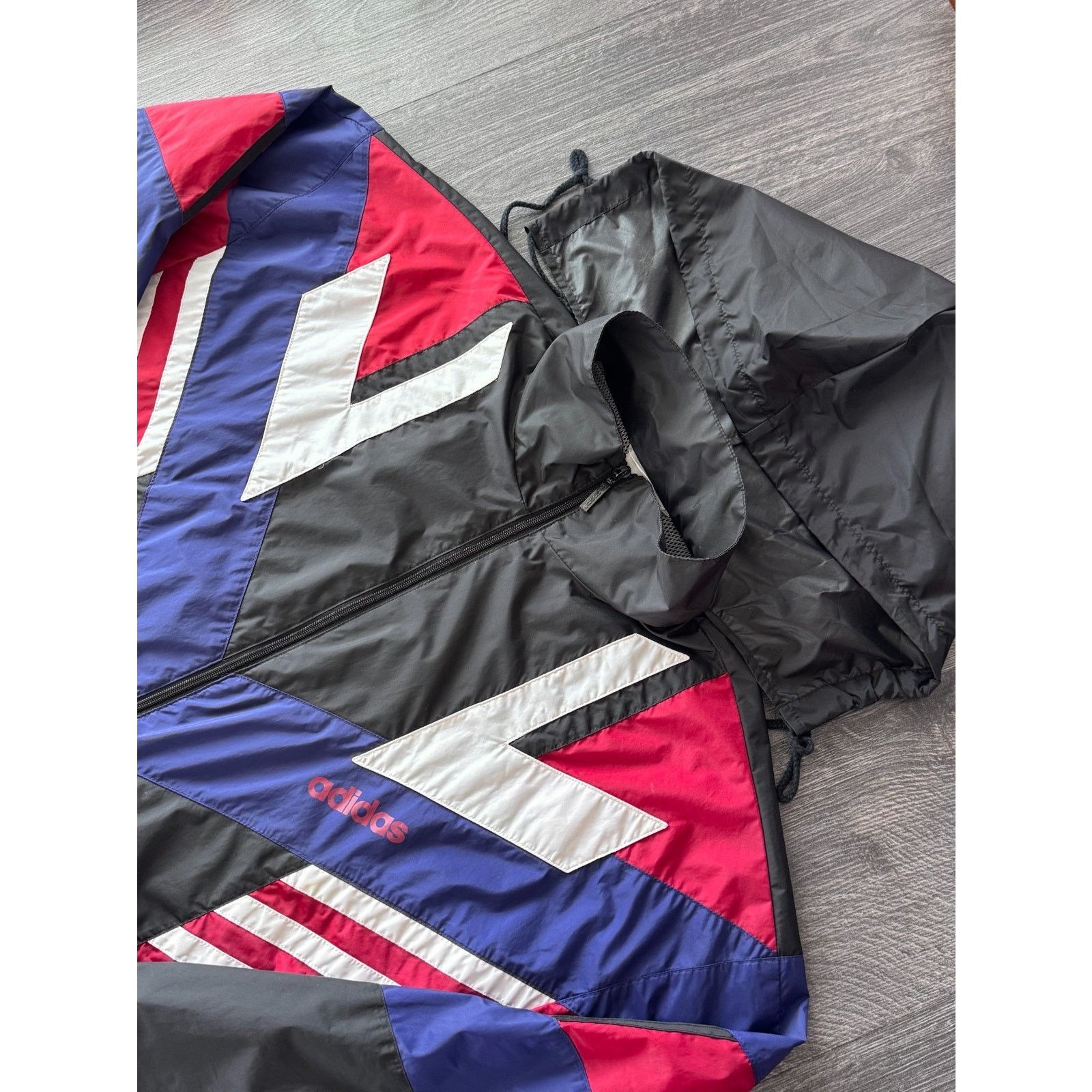 Adidas ADIDAS ORIGINAL MEN VINTAGE VTG 90'S RAIN TRACK JACKET Size US L / EU 52-54 / 3 - 5 Thumbnail