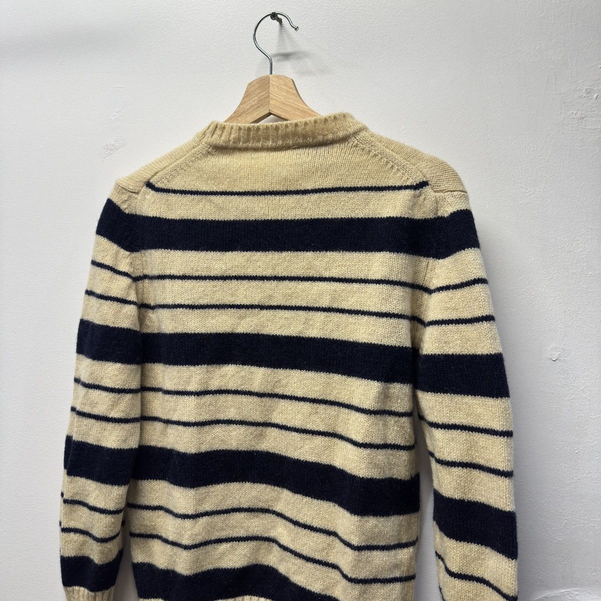 Vintage 80s Izod Lacoste Striped Sweater Distressed ERD Grunge Faded Size S / US 4 / IT 40 - 7 Thumbnail