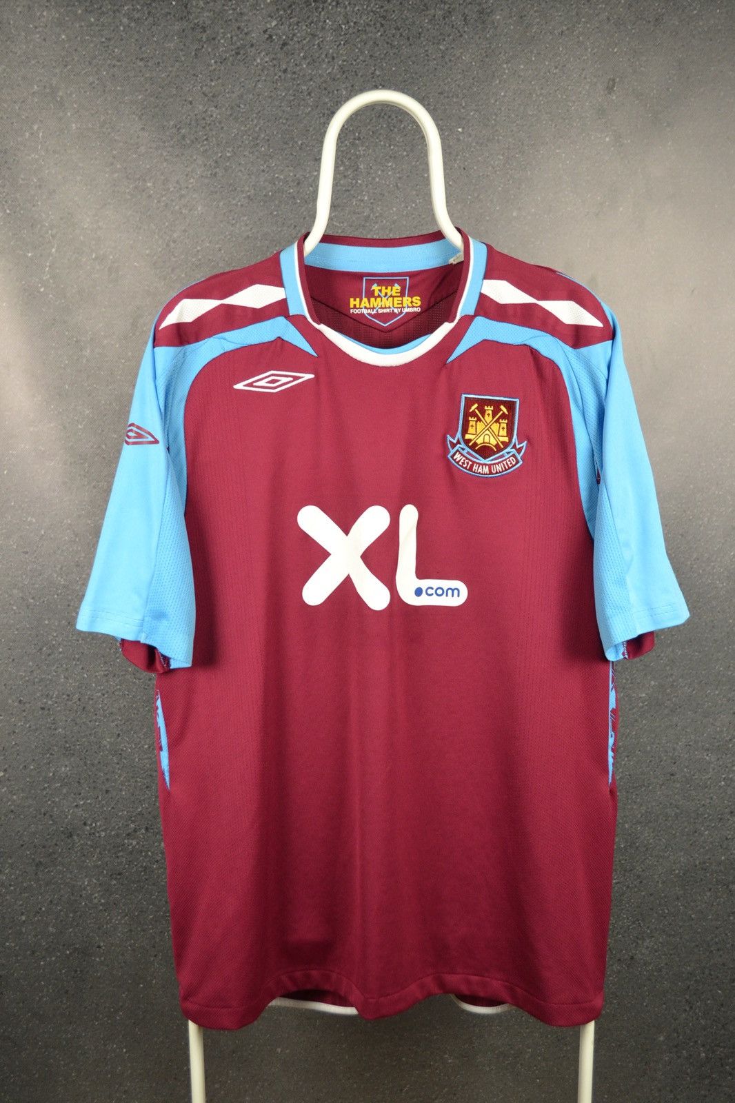 Umbro × Vintage West Ham United 2008 Home Football Shirt Umbro Soccer Jersey Size US XL / EU 56 / 4 - 1 Thumbnail