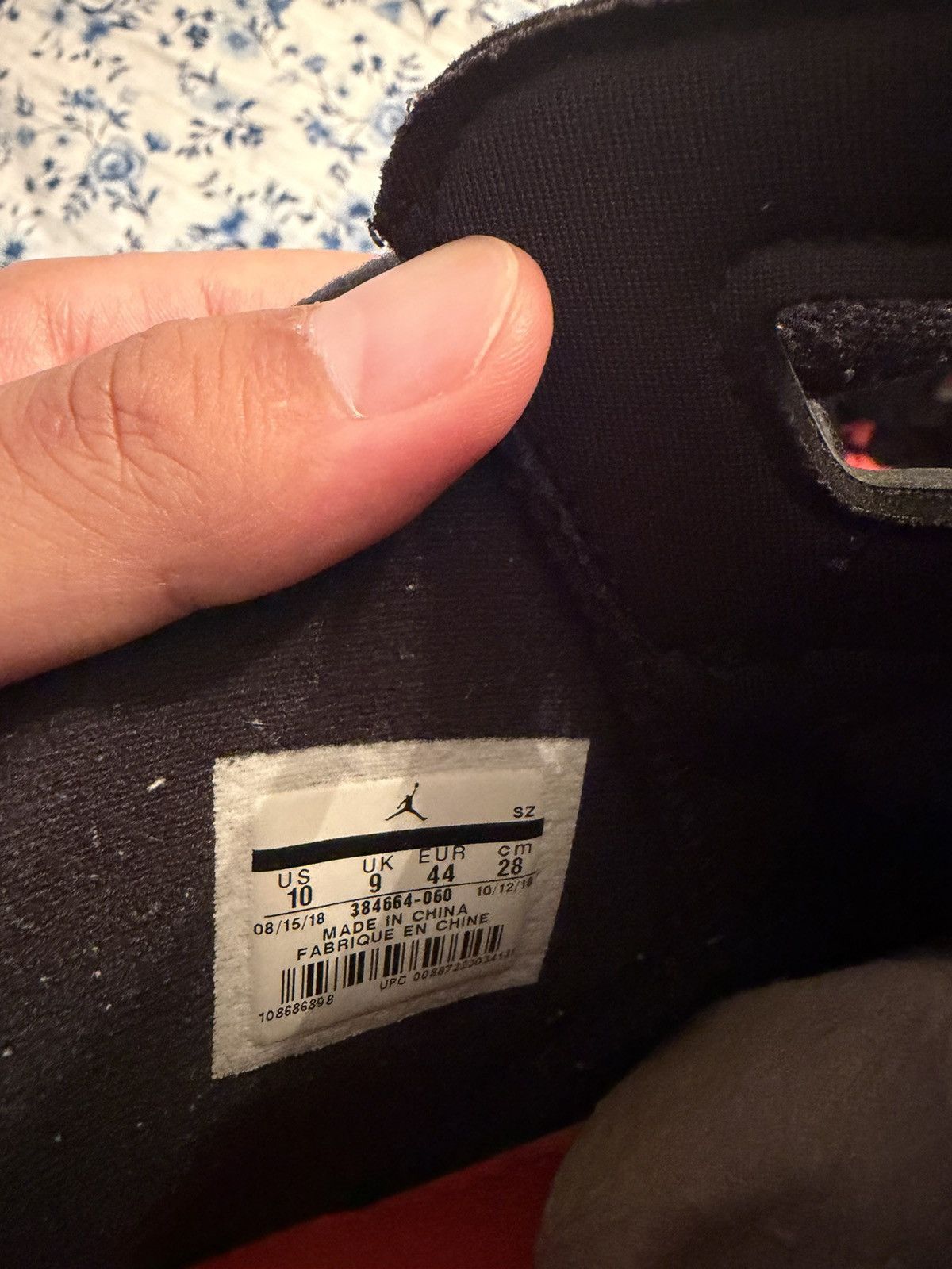 Nike Air Jordan 6 'Infrared' 2019 Size US 10 / EU 43 - 4 Thumbnail