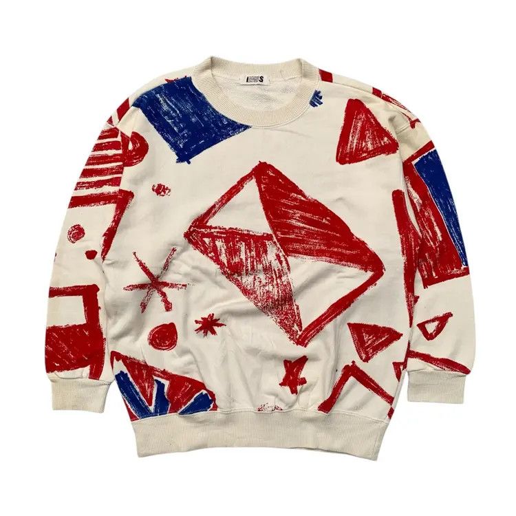 Issey Miyake Issey Miyake Painted Design Sweaters Size US M / EU 48-50 / 2 - 1 Thumbnail