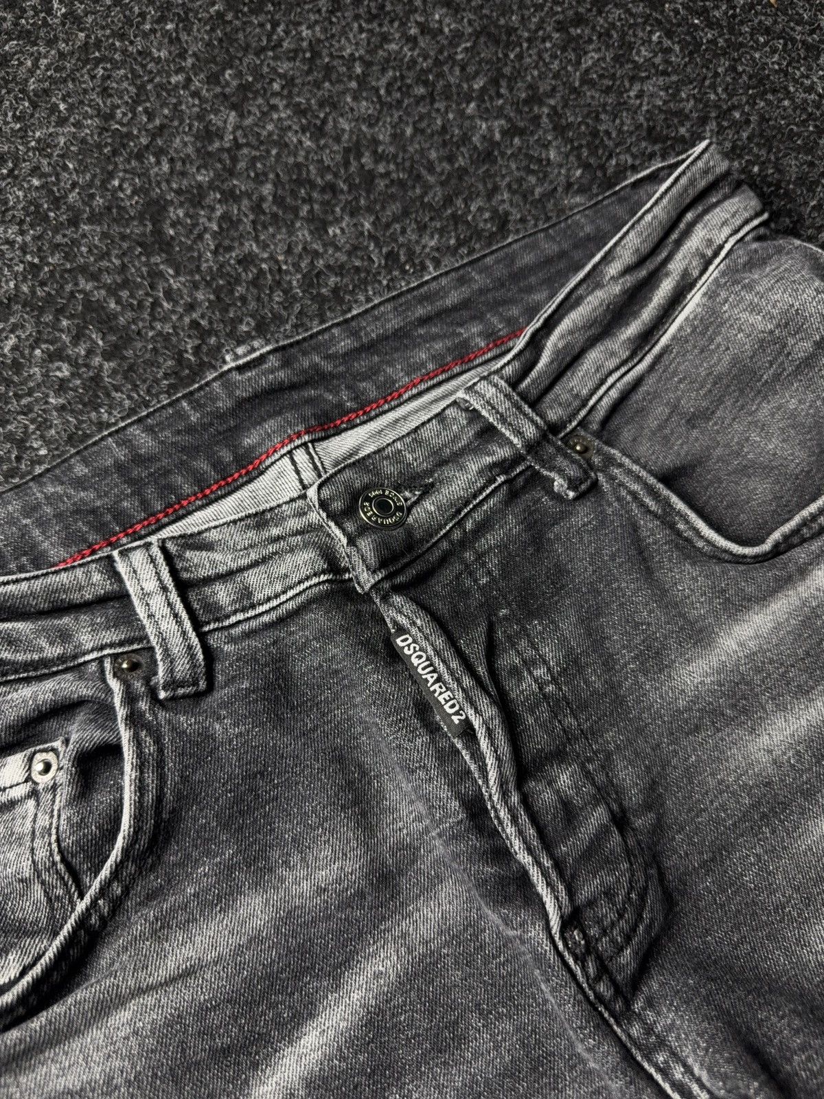 Dsquared2 Luxury Dsquared2 Distressed Gray Denim Jeans Made in Italy Size US 32 / EU 48 - 8 Thumbnail