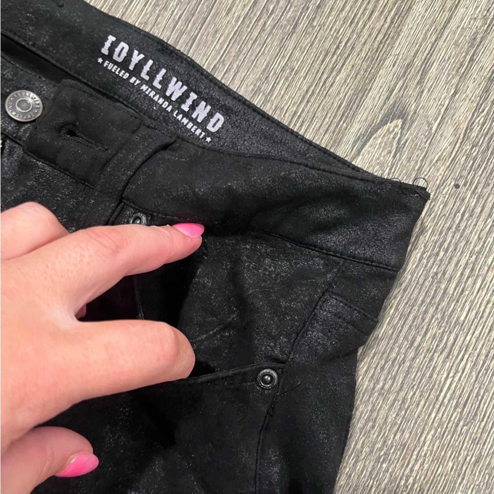 Vintage Idyllwind Miranda Lamber Pants Skinny Low Rise Textured Sz 4 Size 27" / US 4 / IT 40 - 9 Thumbnail