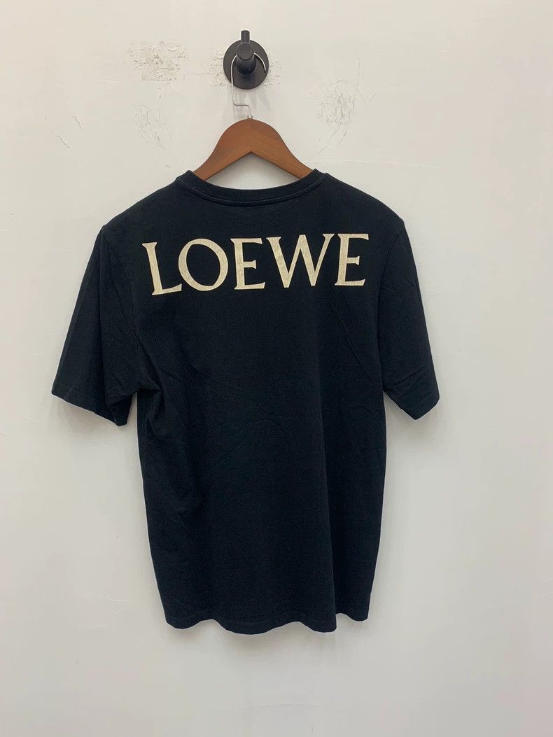 Loewe LOEWE Black skeleton embroidered short sleeve T-shirt Size S / US 4 / IT 40 - 2 Thumbnail