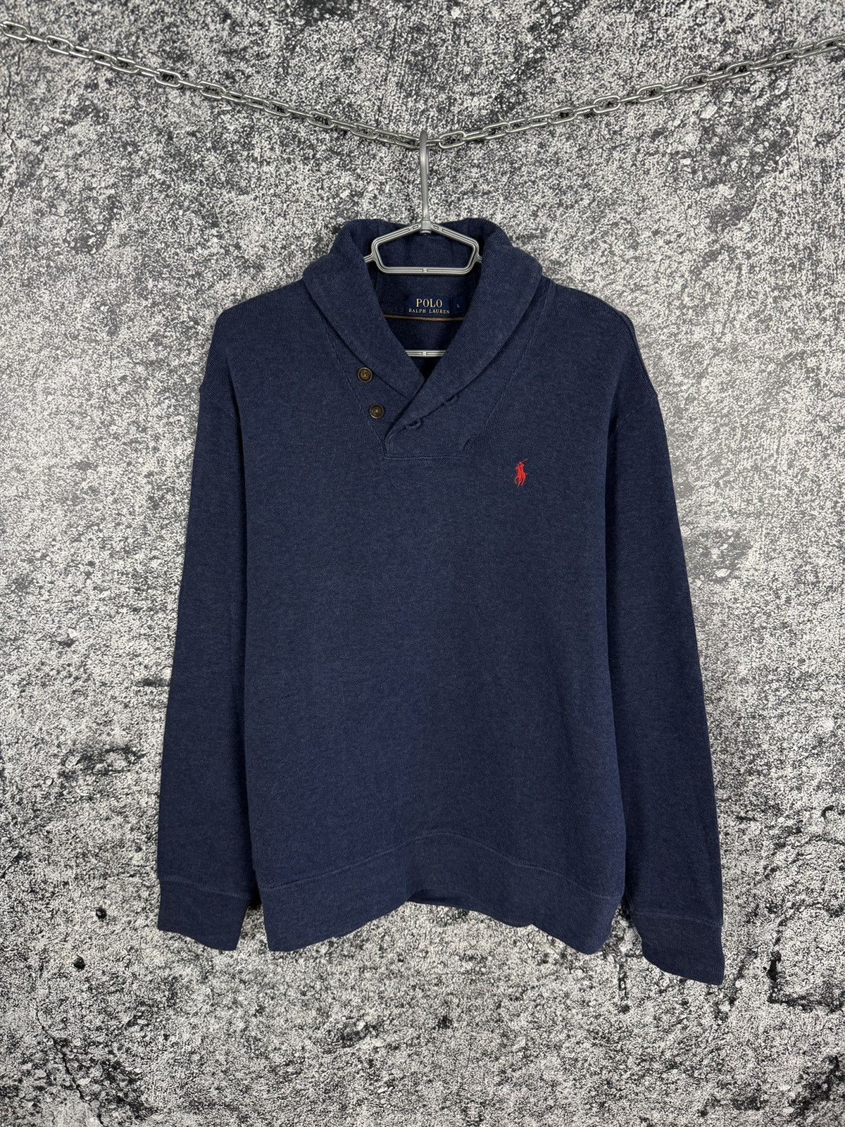 Polo Ralph Lauren Men’s Polo Ralph Lauren Shawl Collar Sweater Pullover Size L Size US L / EU 52-54 / 3 - 1 Thumbnail