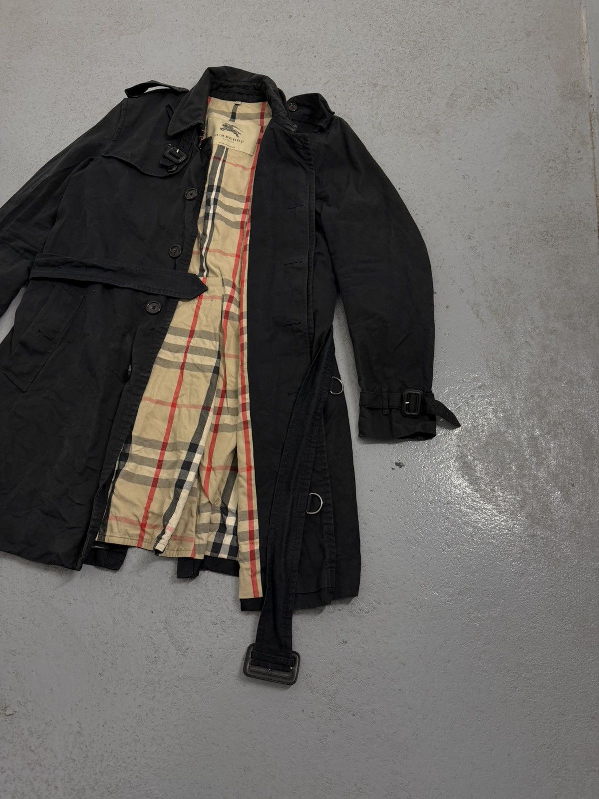 Burberry Burberry London Nova Check Trench Coat Size US M / EU 48-50 / 2 - 2 Thumbnail