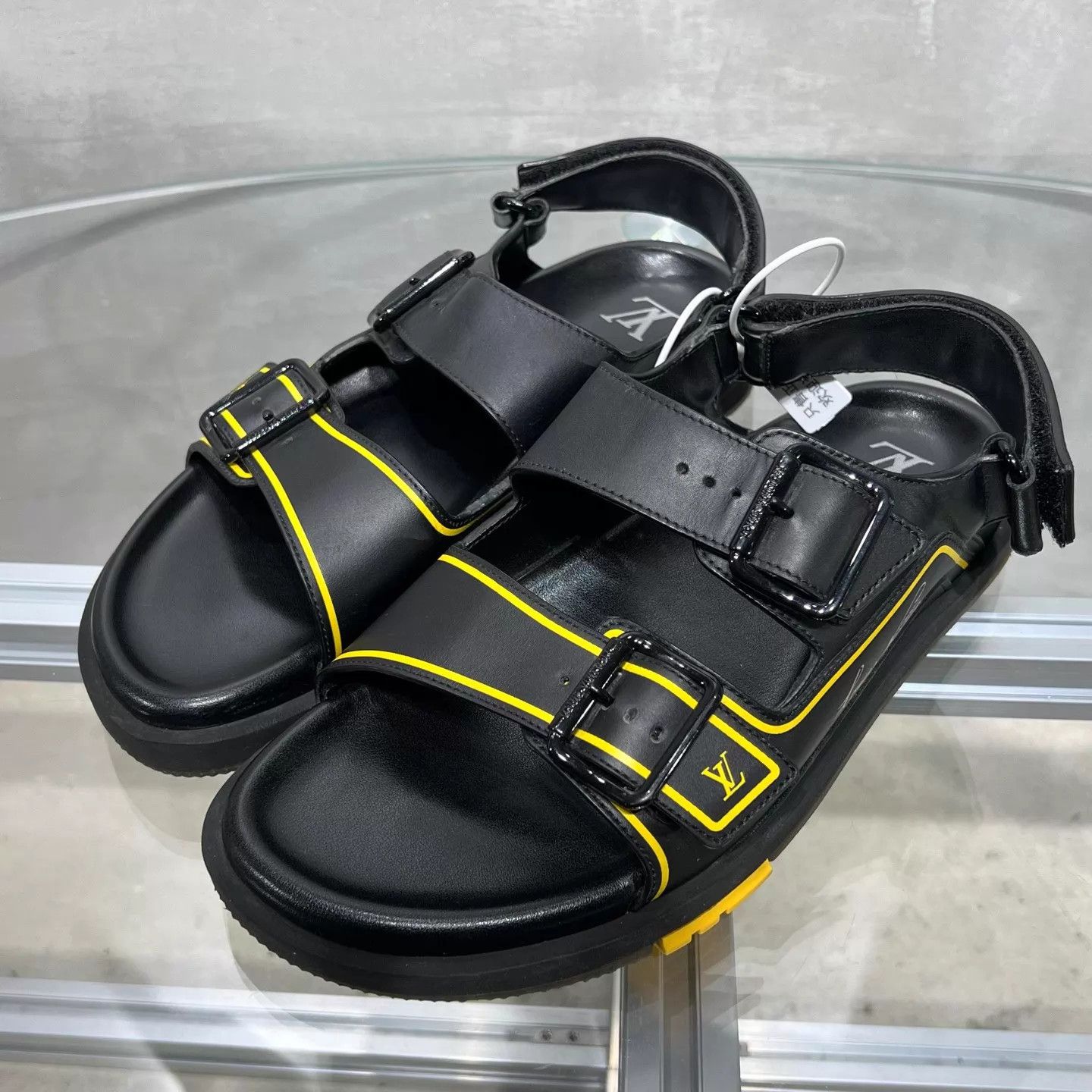 Louis Vuitton LV Trainer Black Sandal UK7 41 Size US 8 / EU 41 - 2 Thumbnail