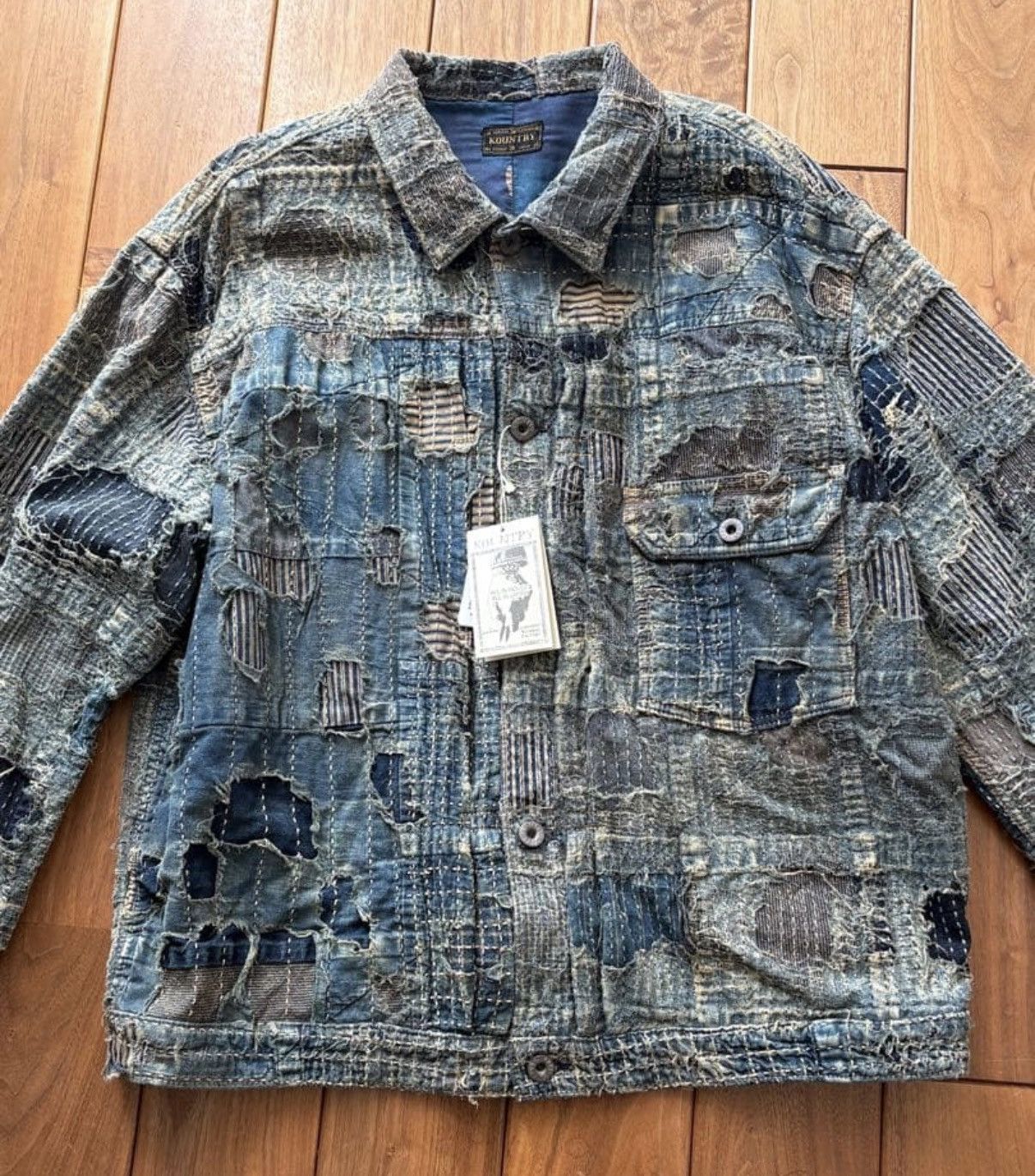 Kapital × Kapital Kountry Kapital Boro 1st Denim Jacket xl | Grailed