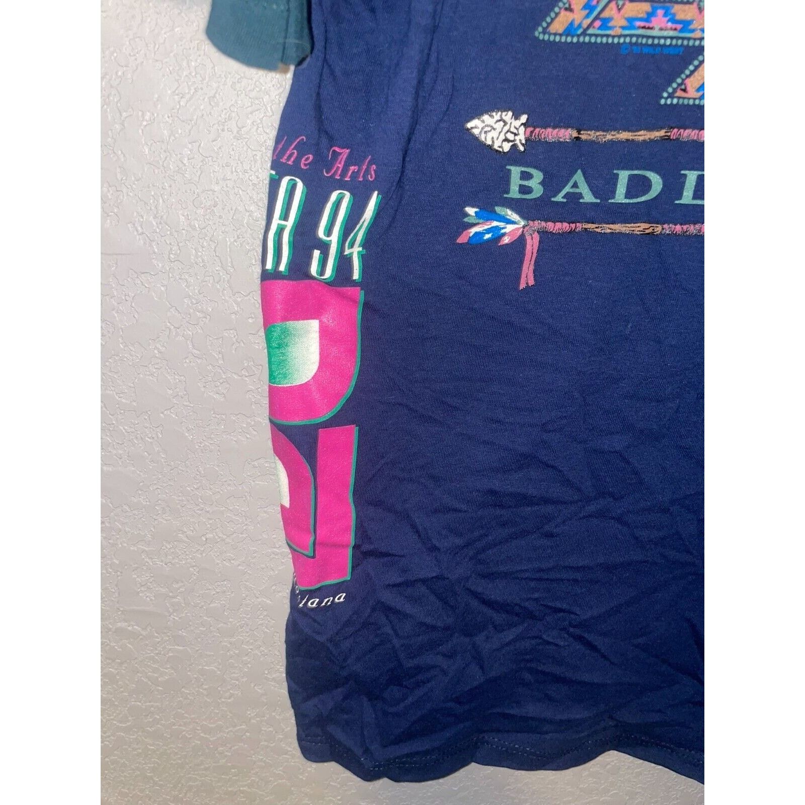 Vintage Vintage Badlands Shirt Test Print SD Sweet Pea 94 Tee 90s L Size US L / EU 52-54 / 3 - 3 Thumbnail