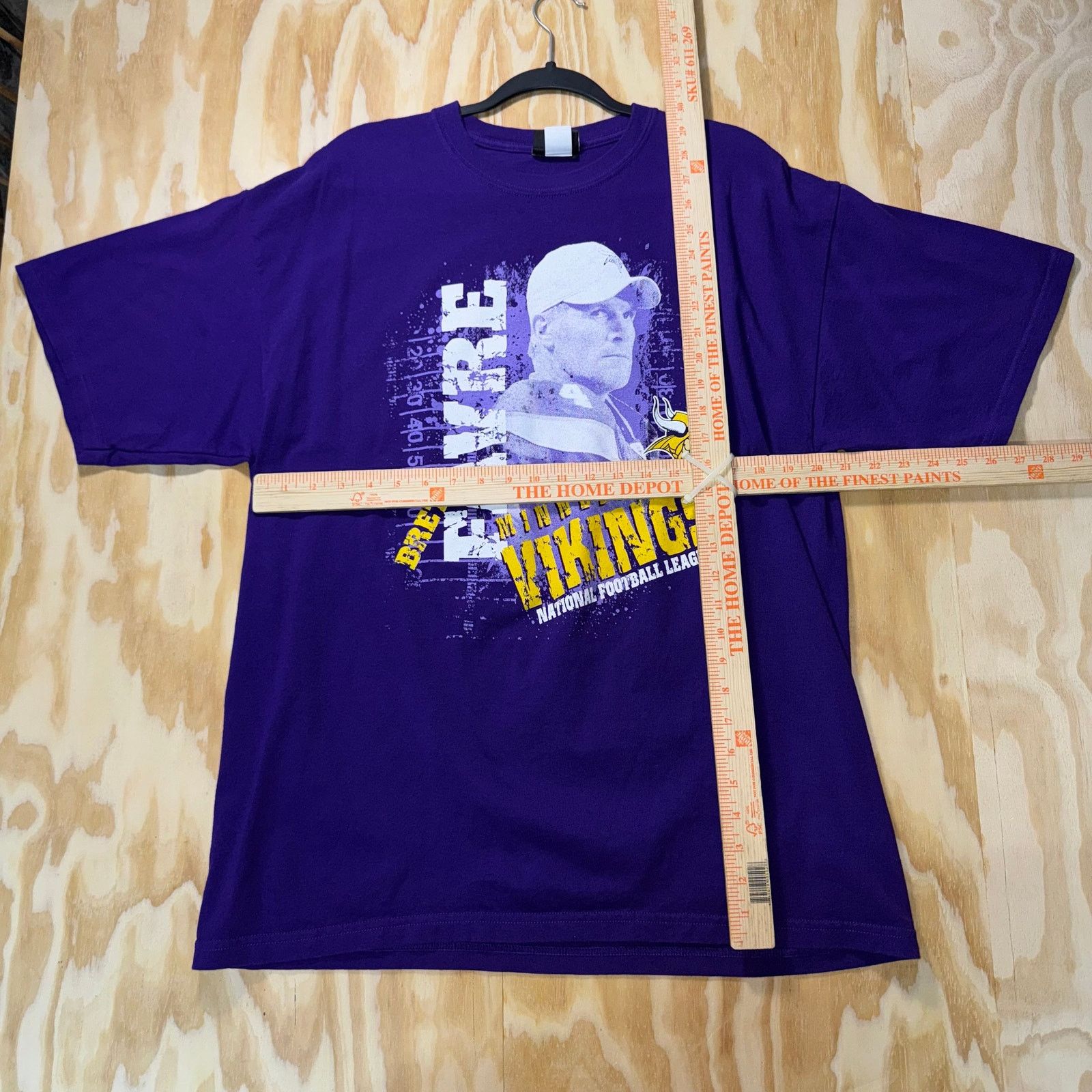 Reebok Vintage Y2K Minnesota Minnesota Vikings Favre NFL 00s tshirt Size US L / EU 52-54 / 3 - 4 Thumbnail