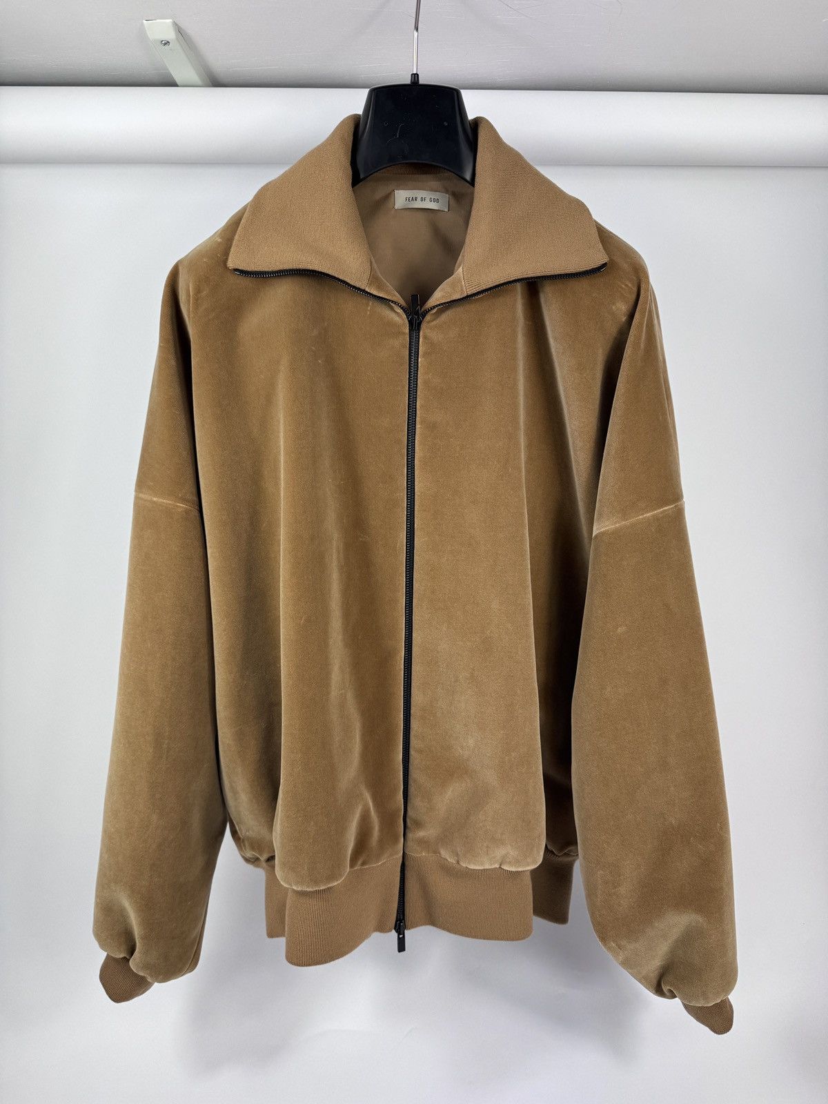 Fear of God VELVET ZIP UP OVERSIZED JACKET Size US S / EU 44-46 / 1 - 1 Thumbnail
