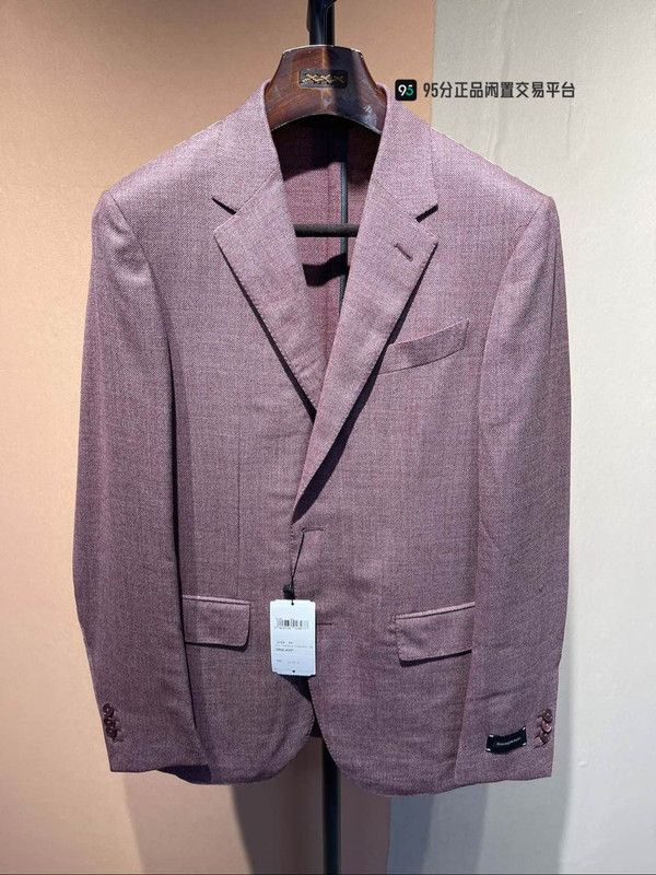 Ermenegildo Zegna Zegna Men's Trofeo Wool Suit Jacket Size US L / EU 52-54 / 3 - 1 Thumbnail