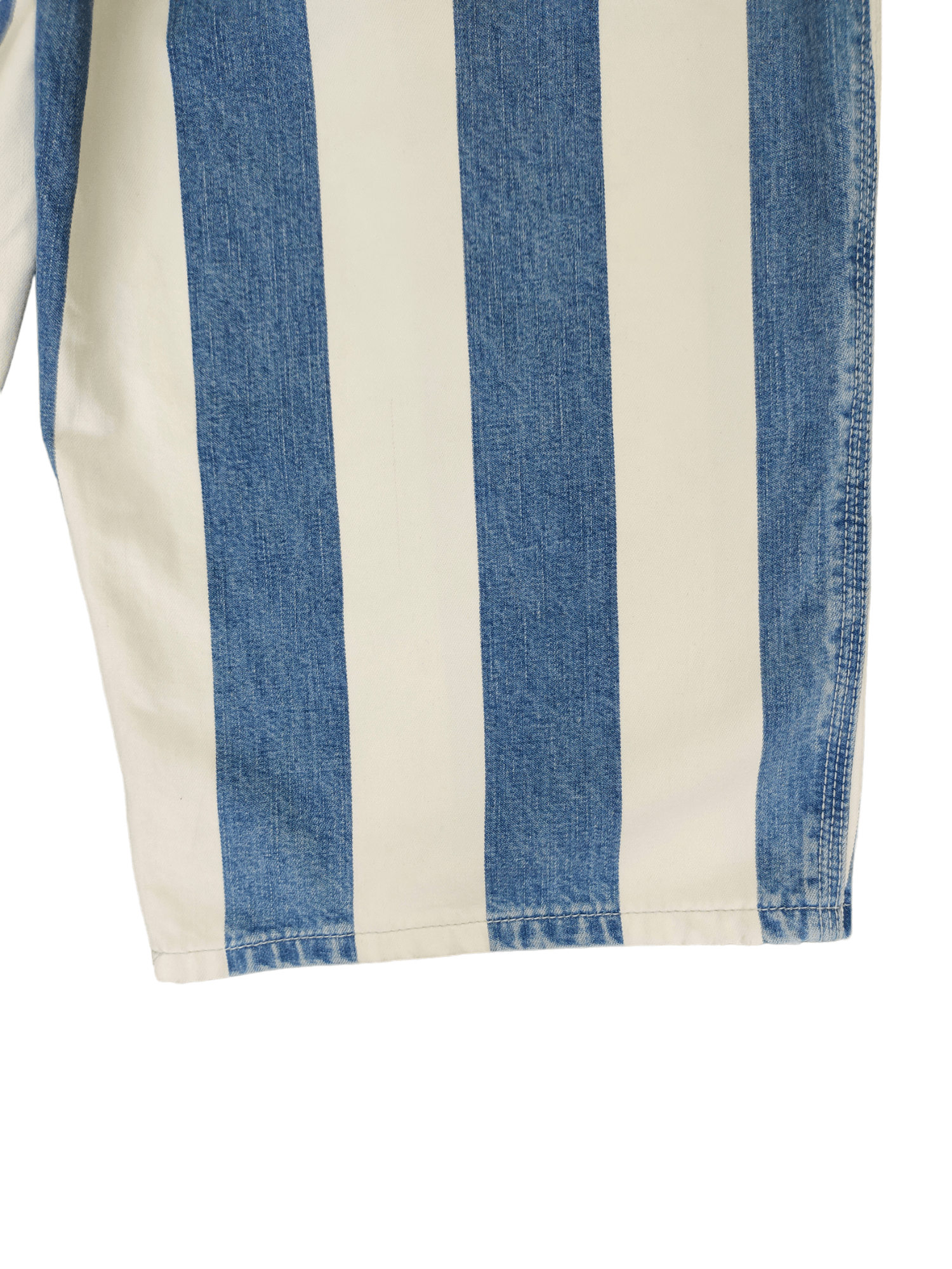 Levi's Vintage Clothing Baggy Jeans Levis Silver Tab Prisoner Striped Carpenter 3Q Size US 31 - 10 Thumbnail