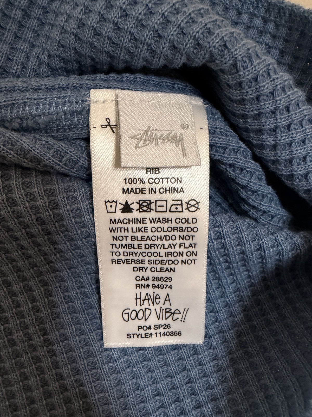 Stussy BNWT Stüssy NY Chapter Exclusive Thermal L/S - Blue Size US L / EU 52-54 / 3 - 3 Thumbnail
