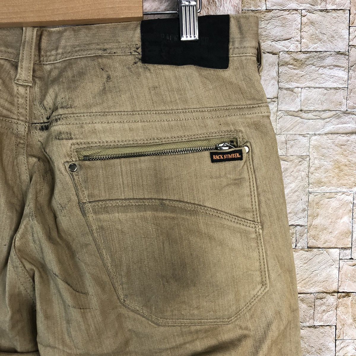 Japanese Brand Back Number Brown Cargo Multipocket Pants #A1155 Size US 32 / EU 48 - 16 Thumbnail