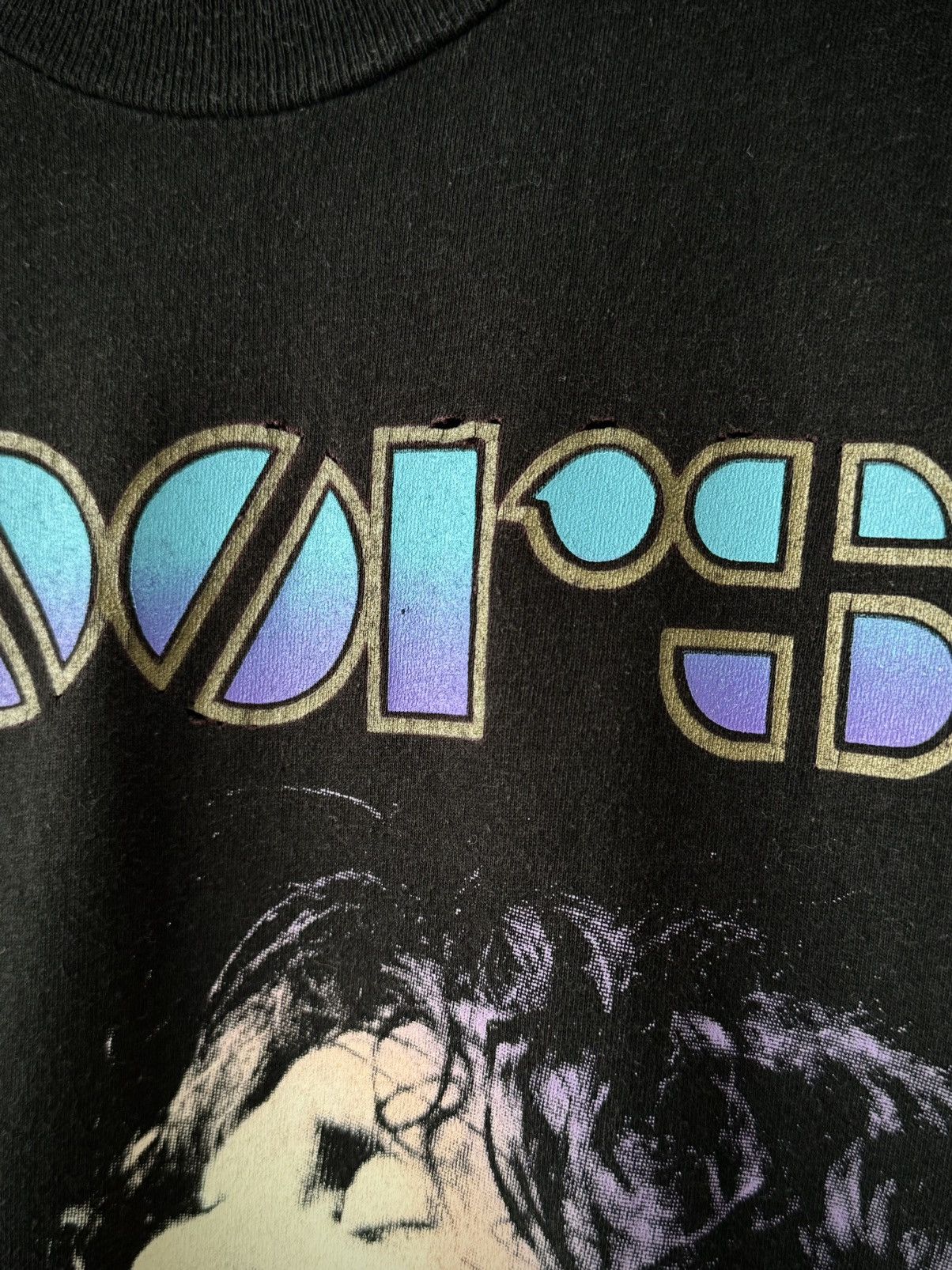 Band Tees × Vintage 1990 Vintage The Doors ‘Dance on Fire’ Jim Morrison Band Tee Size US L / EU 52-54 / 3 - 4 Thumbnail