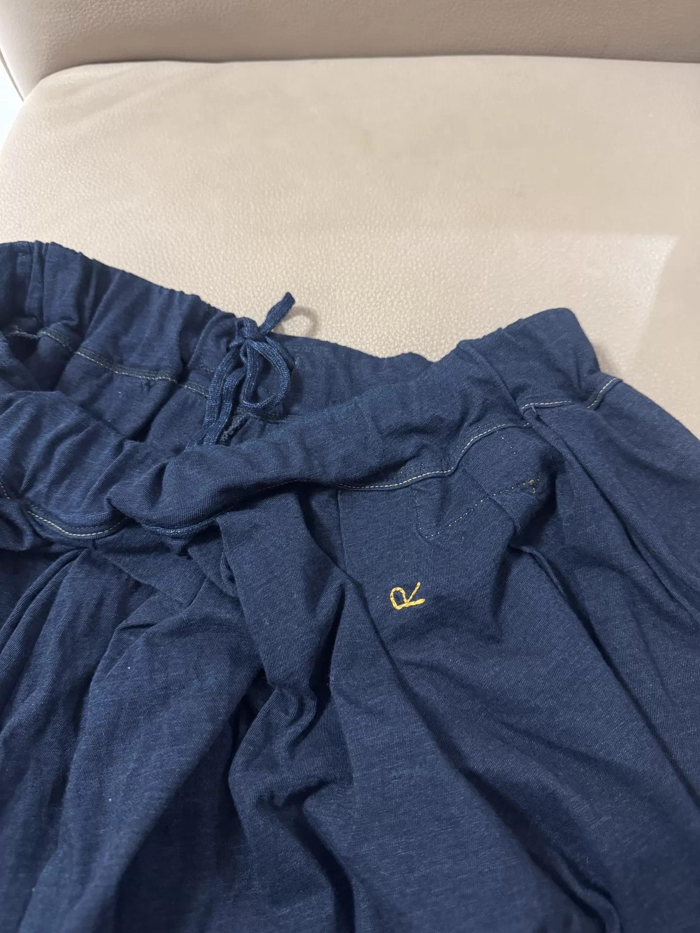 45rpm 45r soft Tianzhu cotton indigo lantern pants Japan size 0 Size 25" / US 0 / IT 36 - 5 Thumbnail